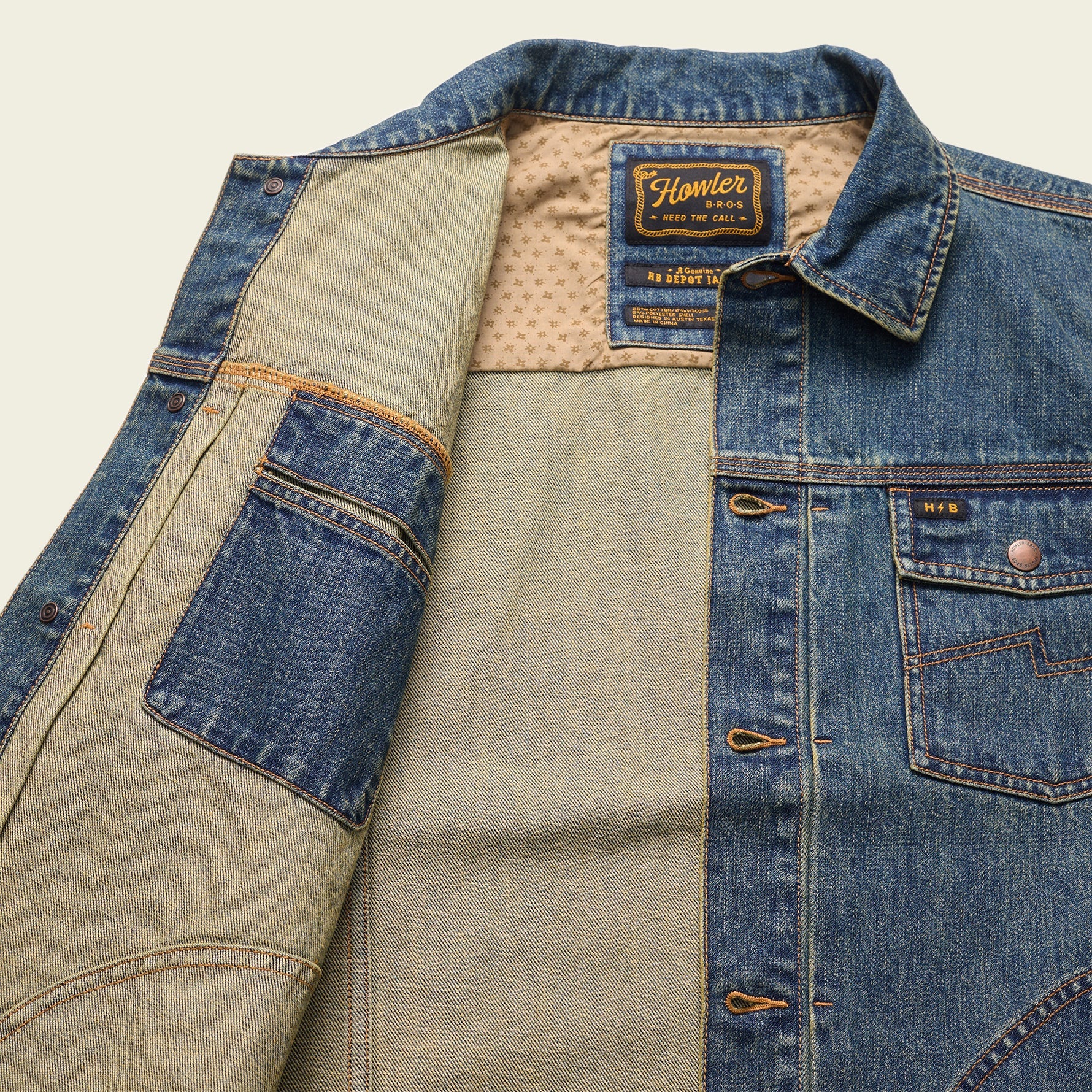 Denim Depot Jacket - Petty Mid Wash - Image 3