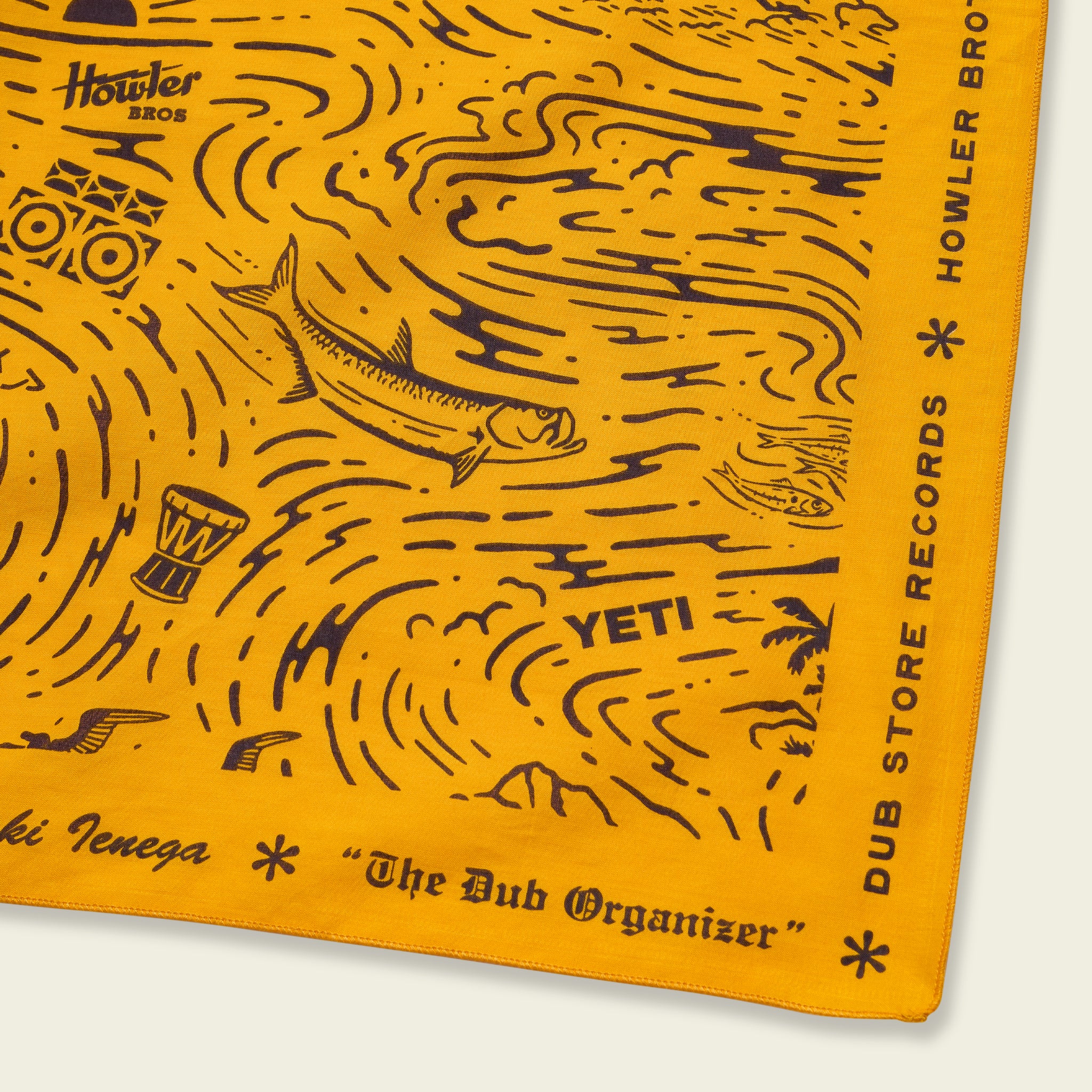 Dub Store Bandana - Naoki Nautical : Old Gold - Image 3