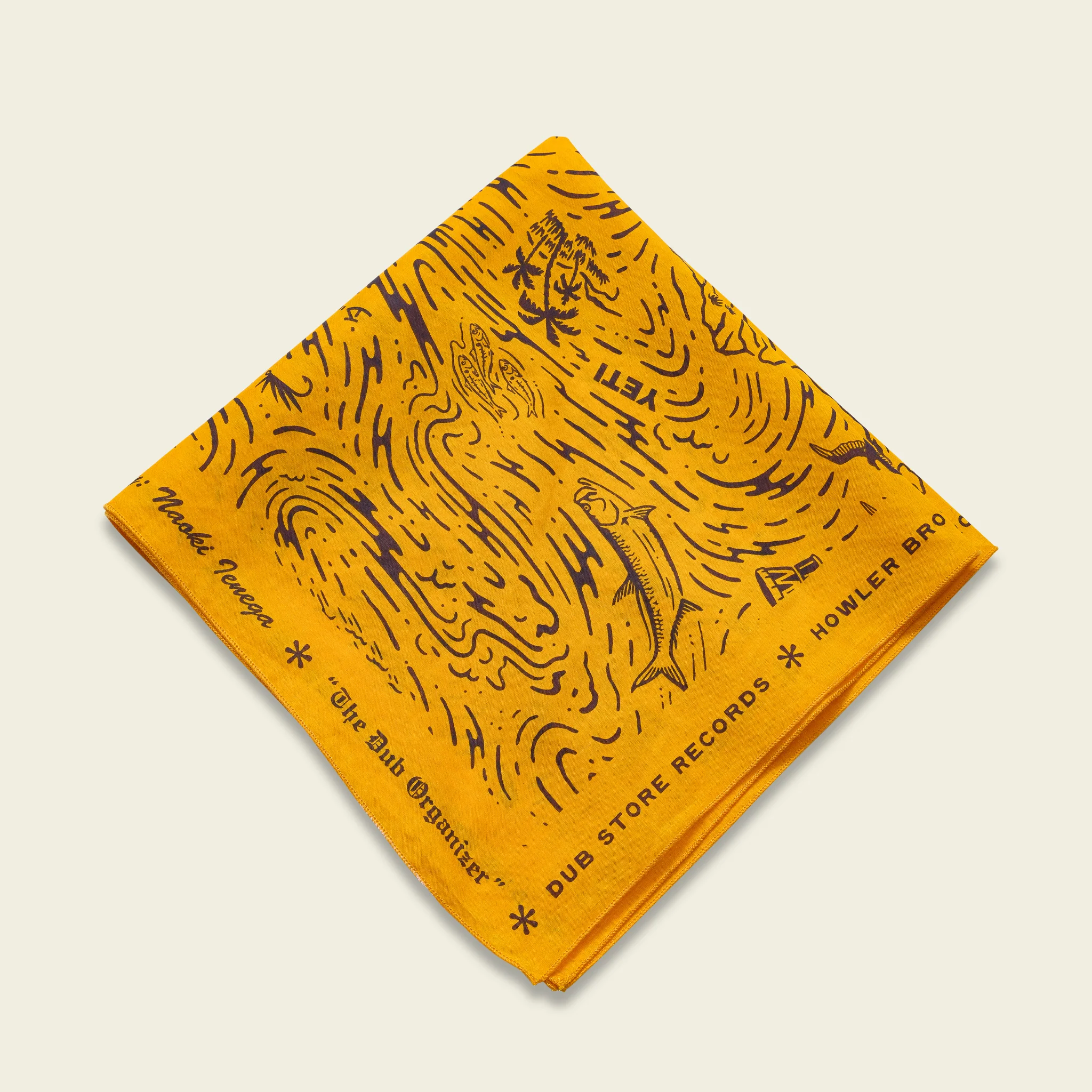 Dub Store Bandana - Naoki Nautical : Old Gold - Image 5