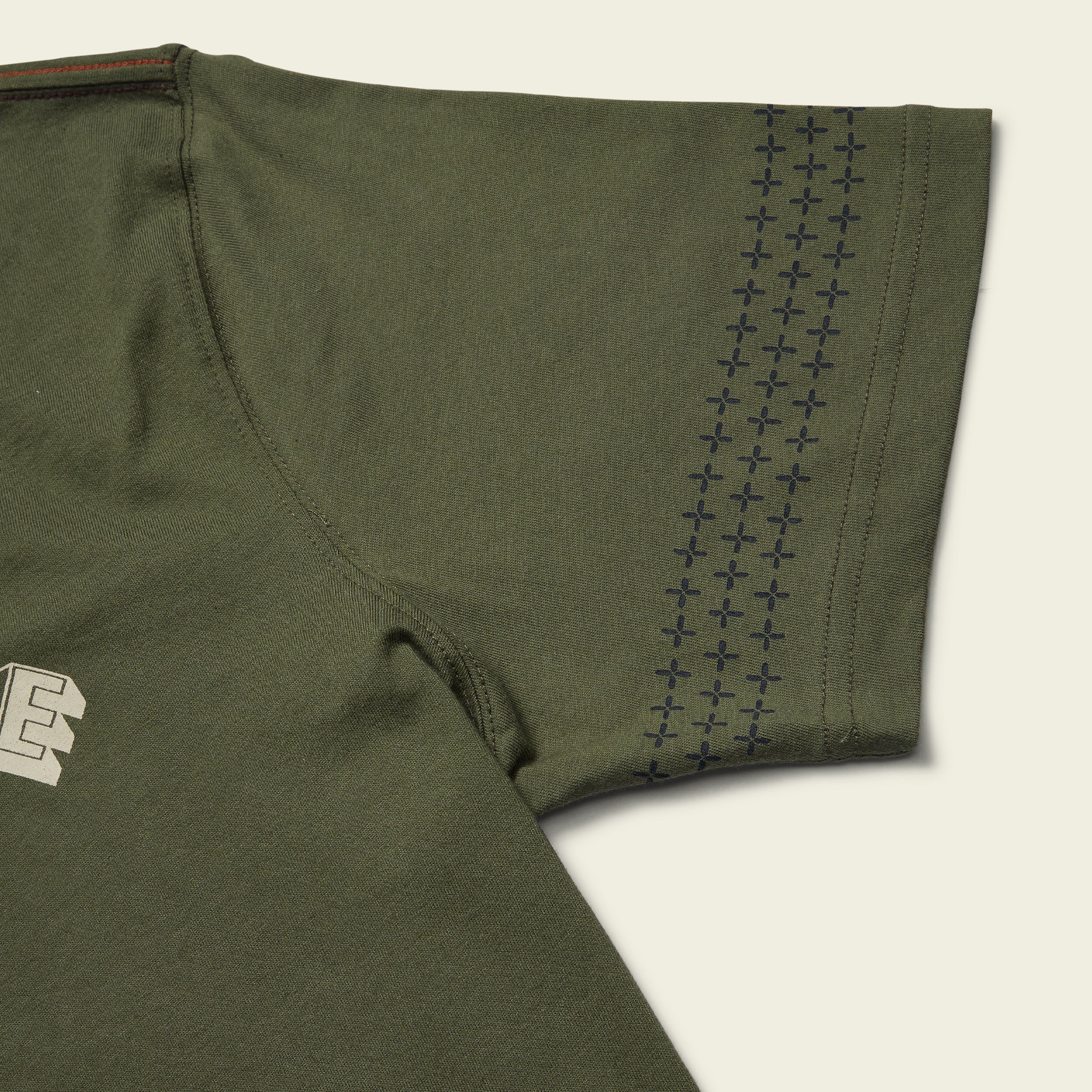 Dub Store Records Cotton T-Shirt - Dark Olive - Image 4