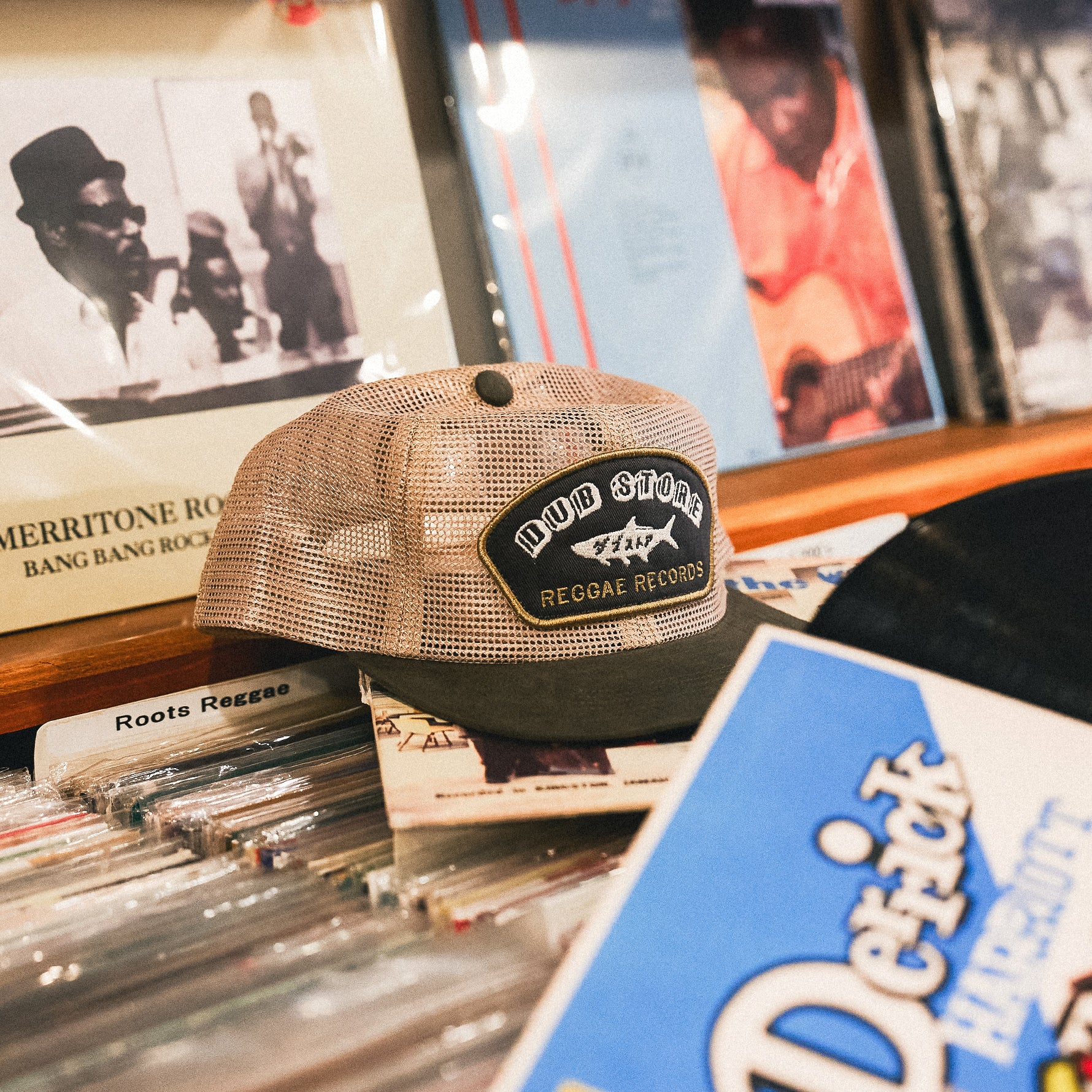 Dub Store Feedstore Snapback - Tan / Olive - Image 4