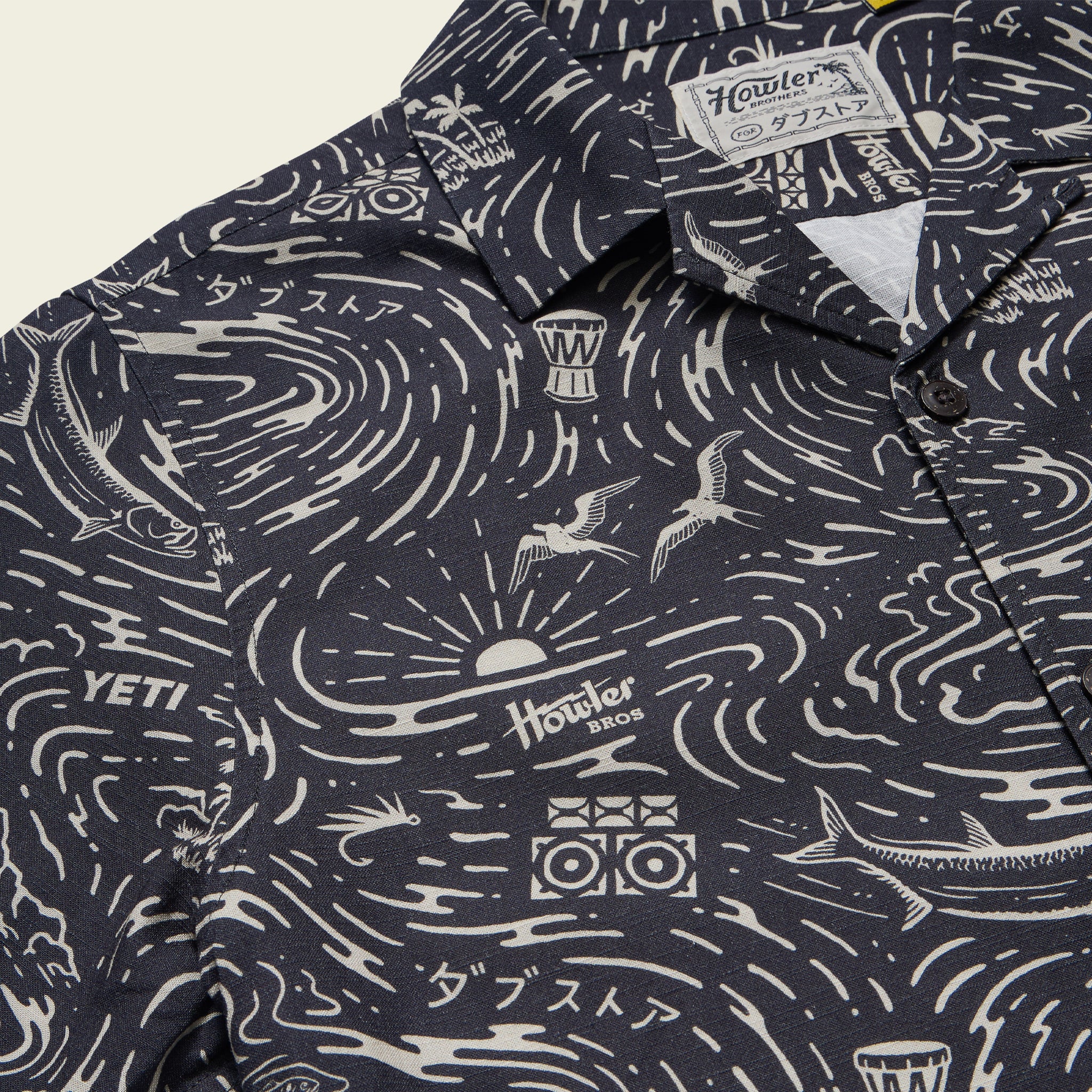Dub Store Monoloha Shirt - Naoki Nautical : Antique Black - Image 5