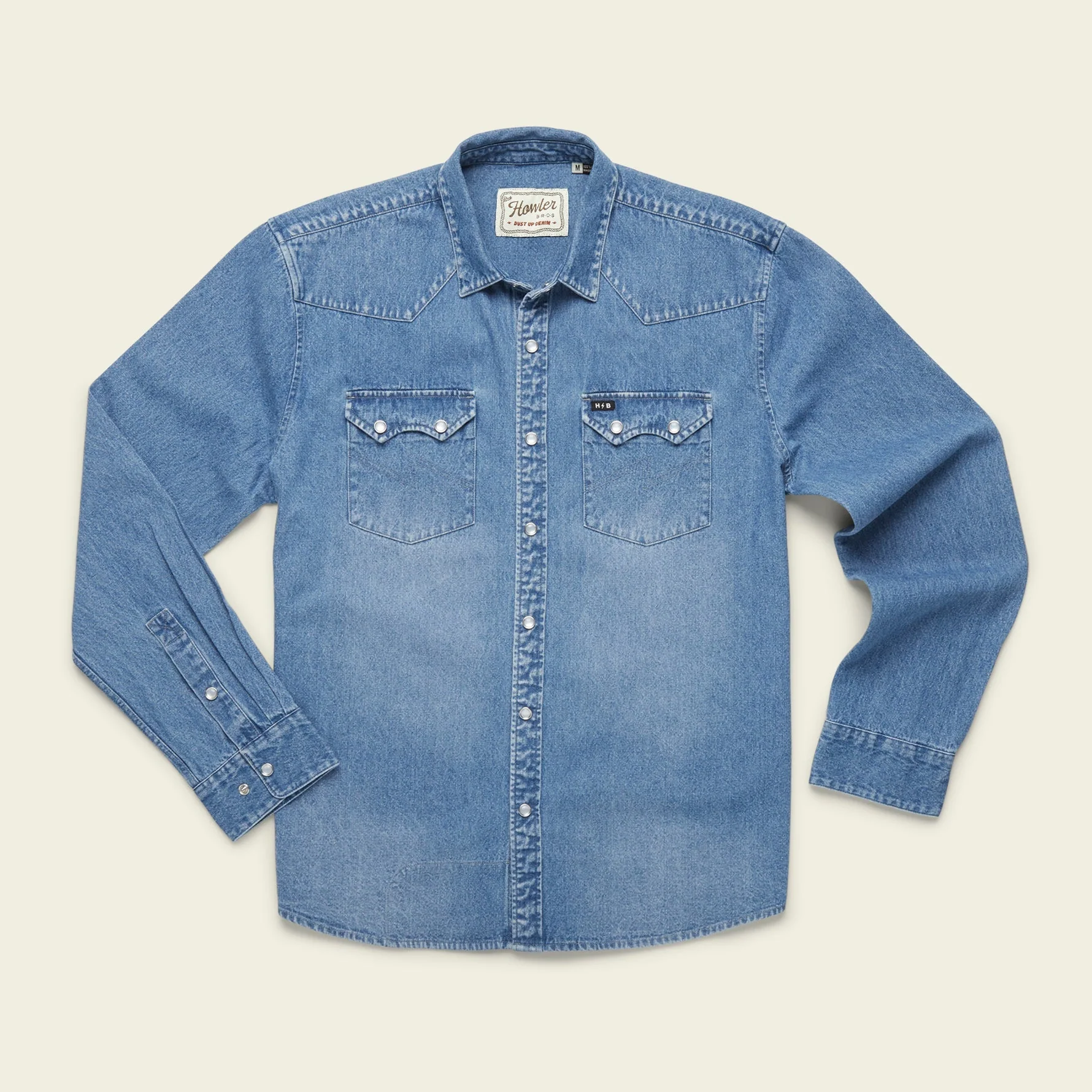 Dust Up Denim Snapshirt - Image 6