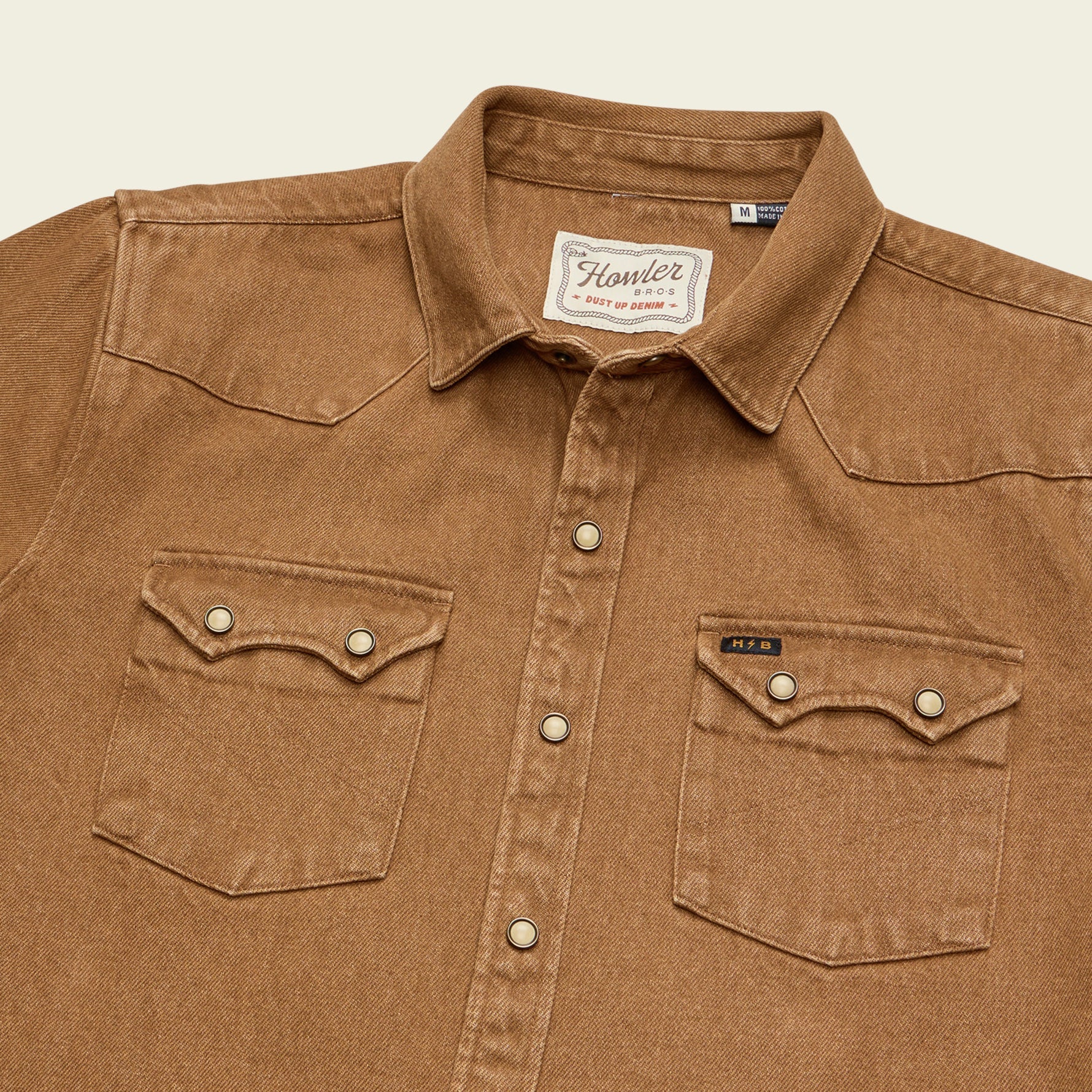 Dust Up Denim Snapshirt - Owens Oaker Wash - Image 3