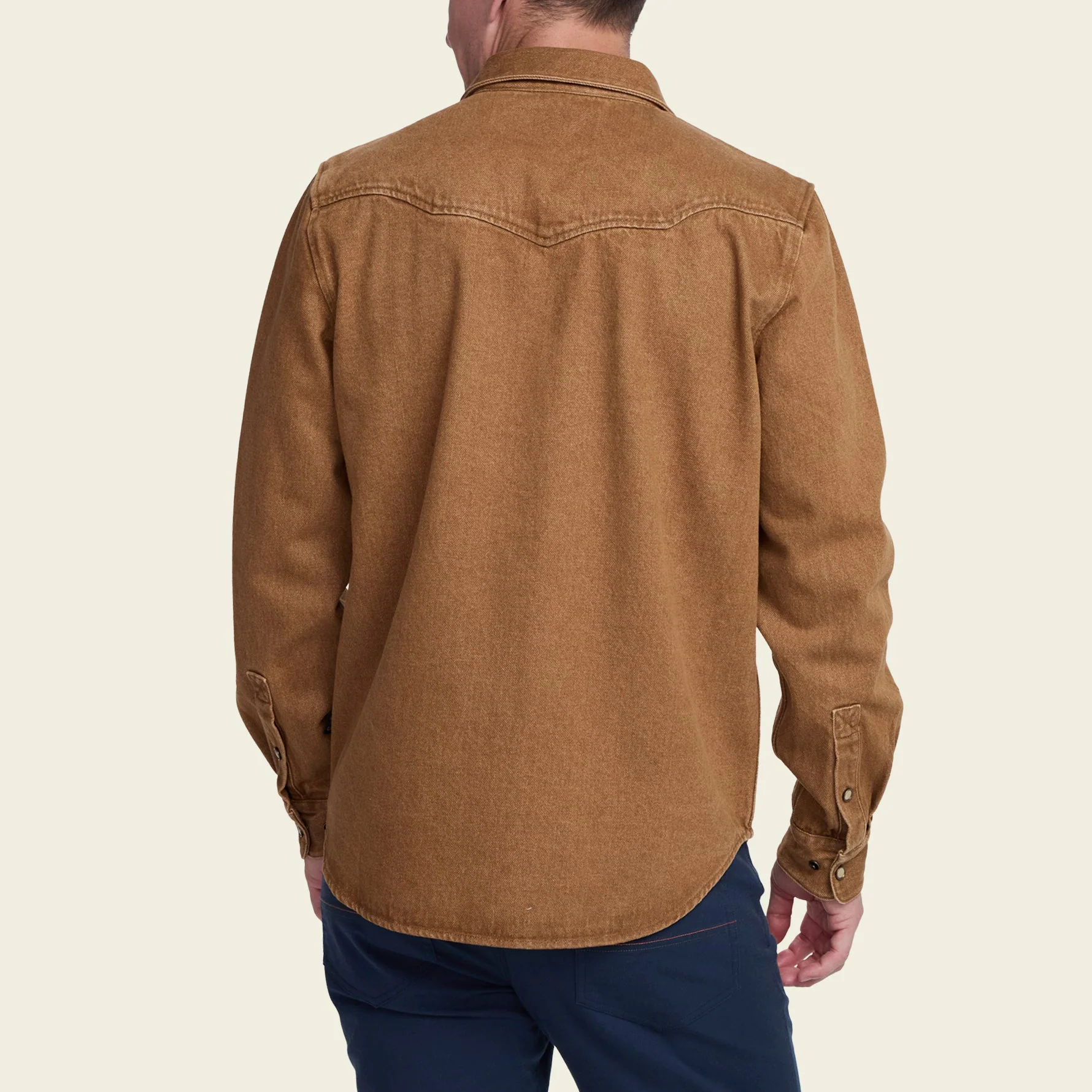 Dust Up Denim Snapshirt - Owens Oaker Wash - Image 5