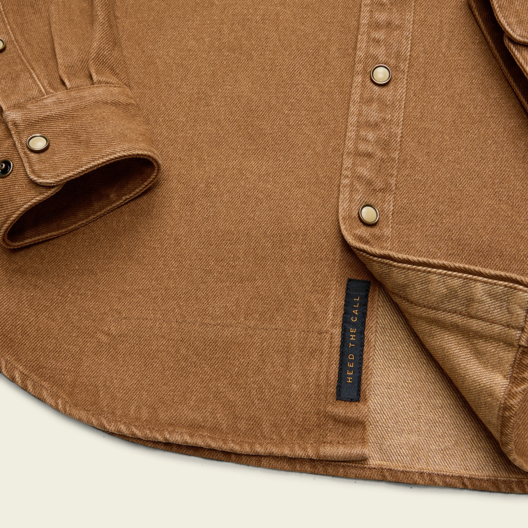 Dust Up Denim Snapshirt - Owens Oaker Wash - Image 6