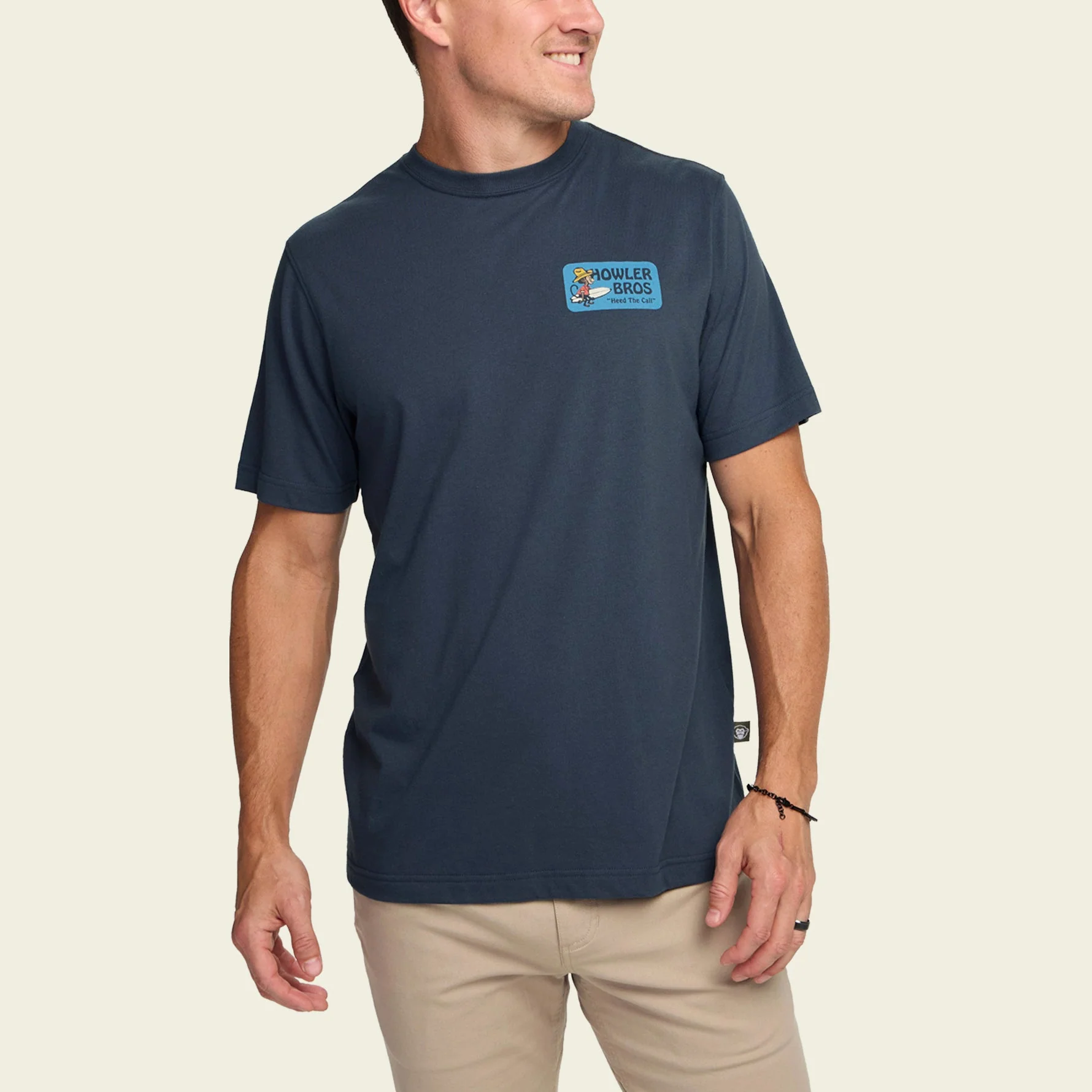 El Monito Surfs Badge T-Shirt - Key Largo - Image 4