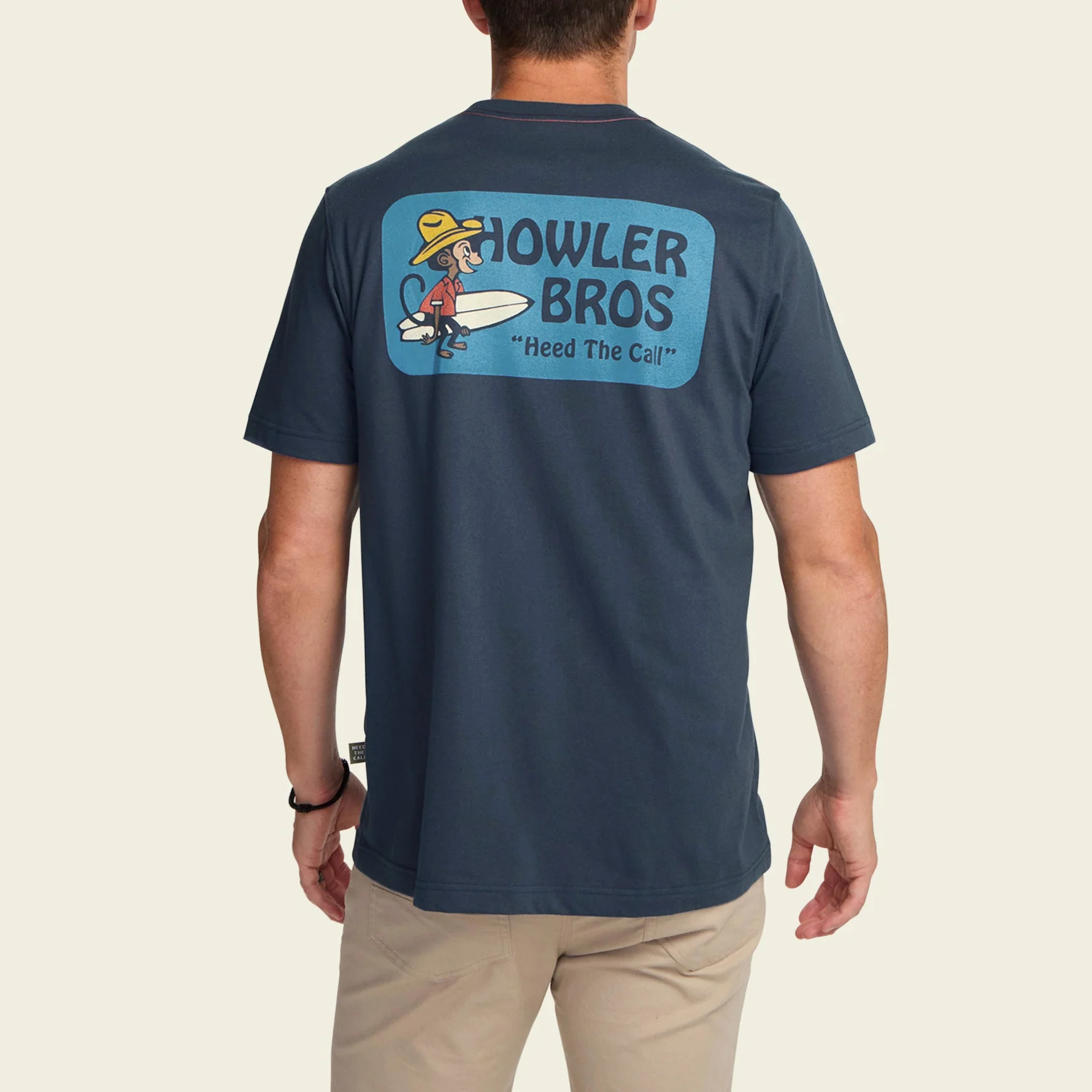 El Monito Surfs Badge T-Shirt - Key Largo - Image 5