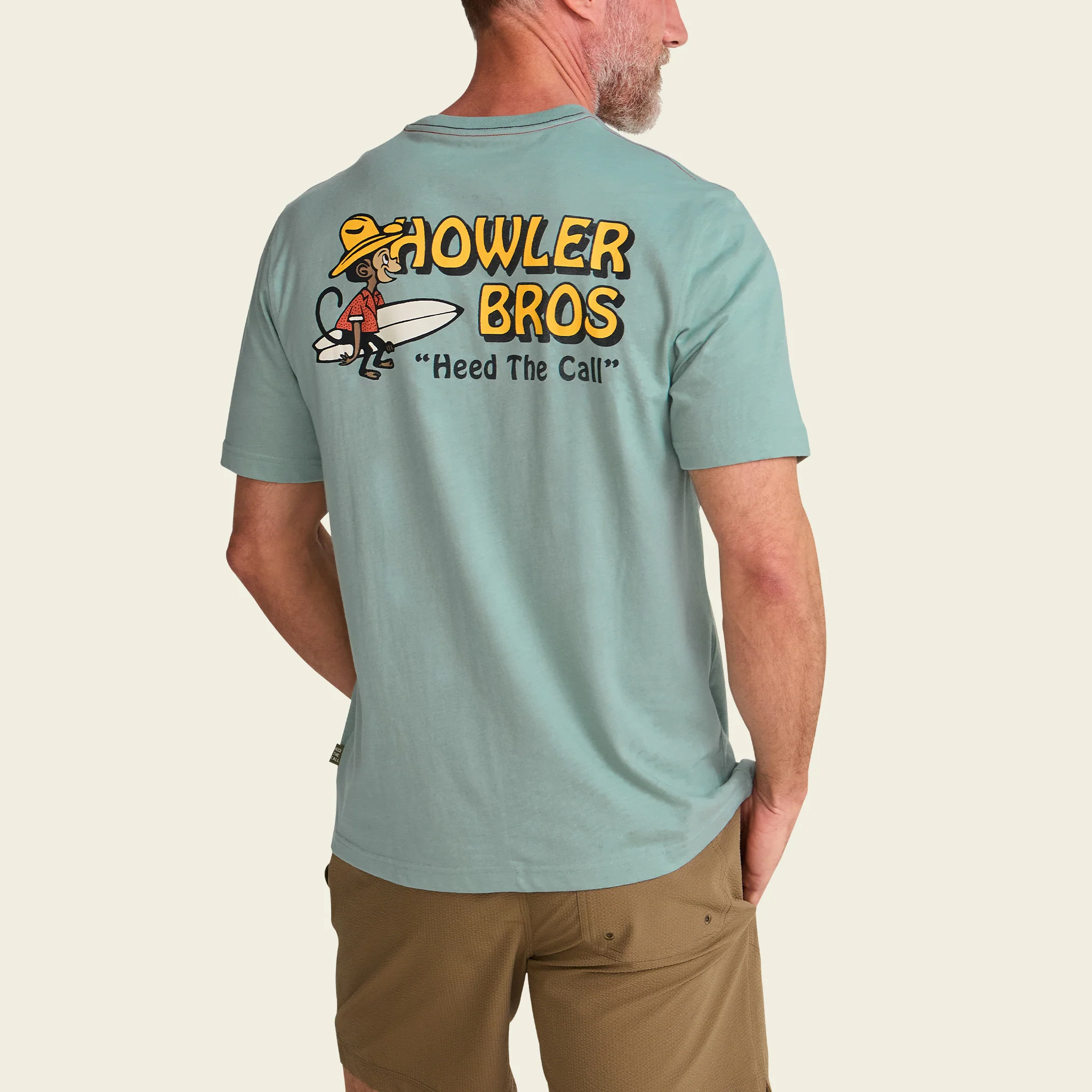 El Monito Surfs T-Shirt - Riviera Blue - Image 5