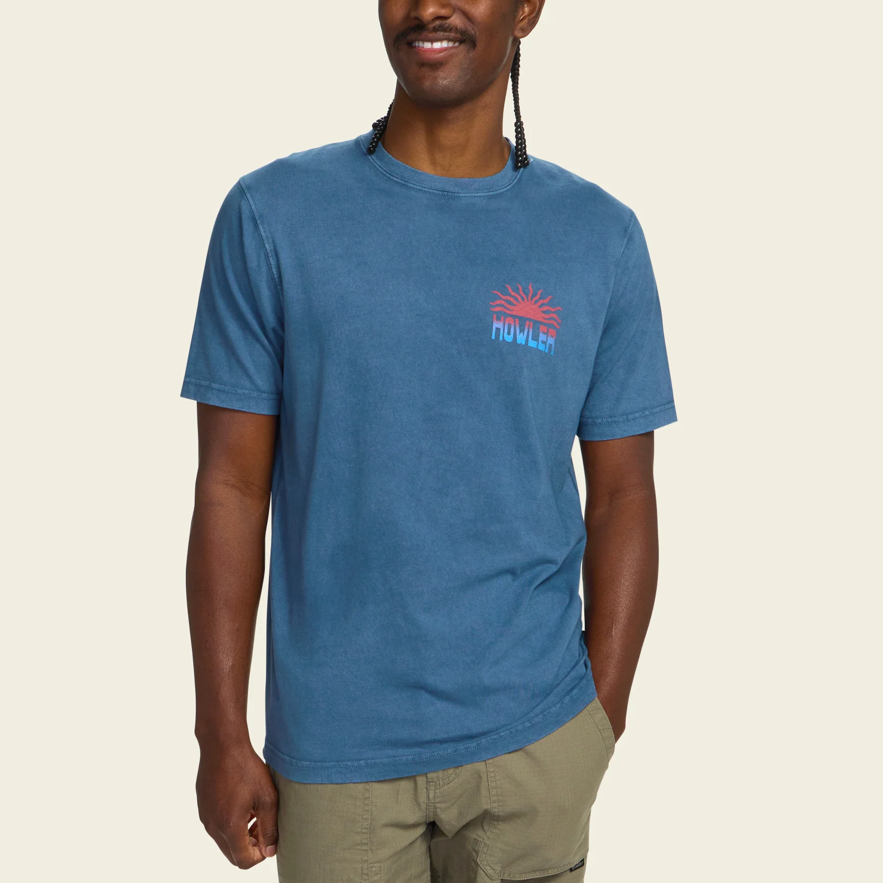 El Sol Cotton T-Shirt - Key Largo - Image 4