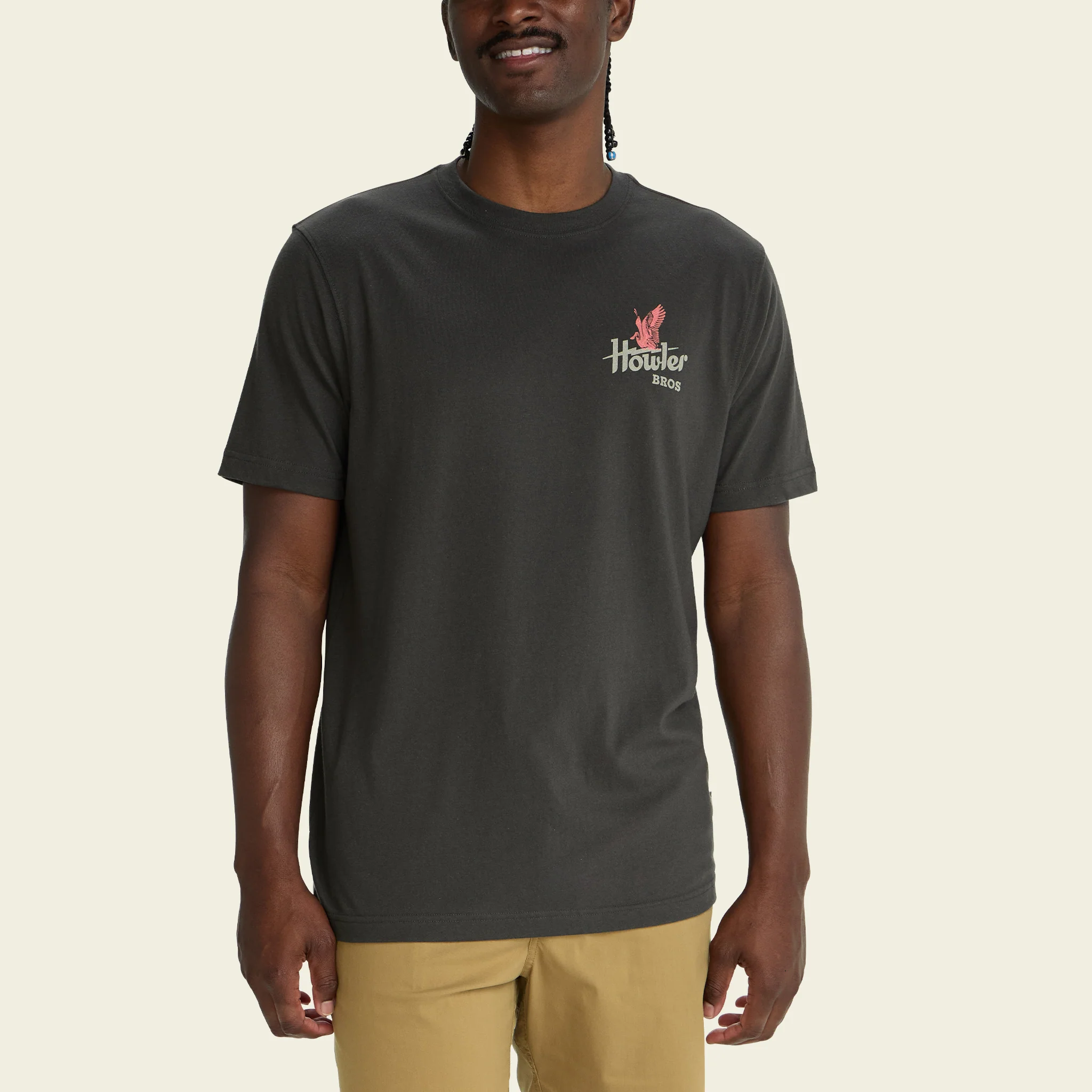 Electric Mangroves T-Shirt - Antique Black - Image 4