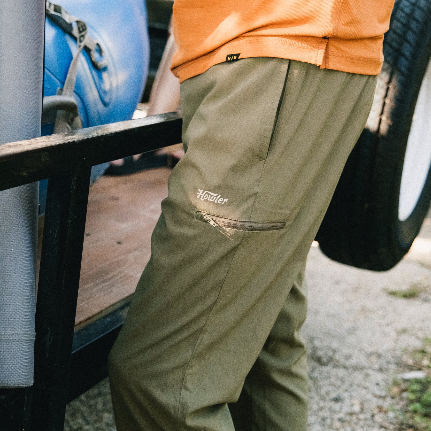 Electrolight Tech Pants - Olive - Image 2