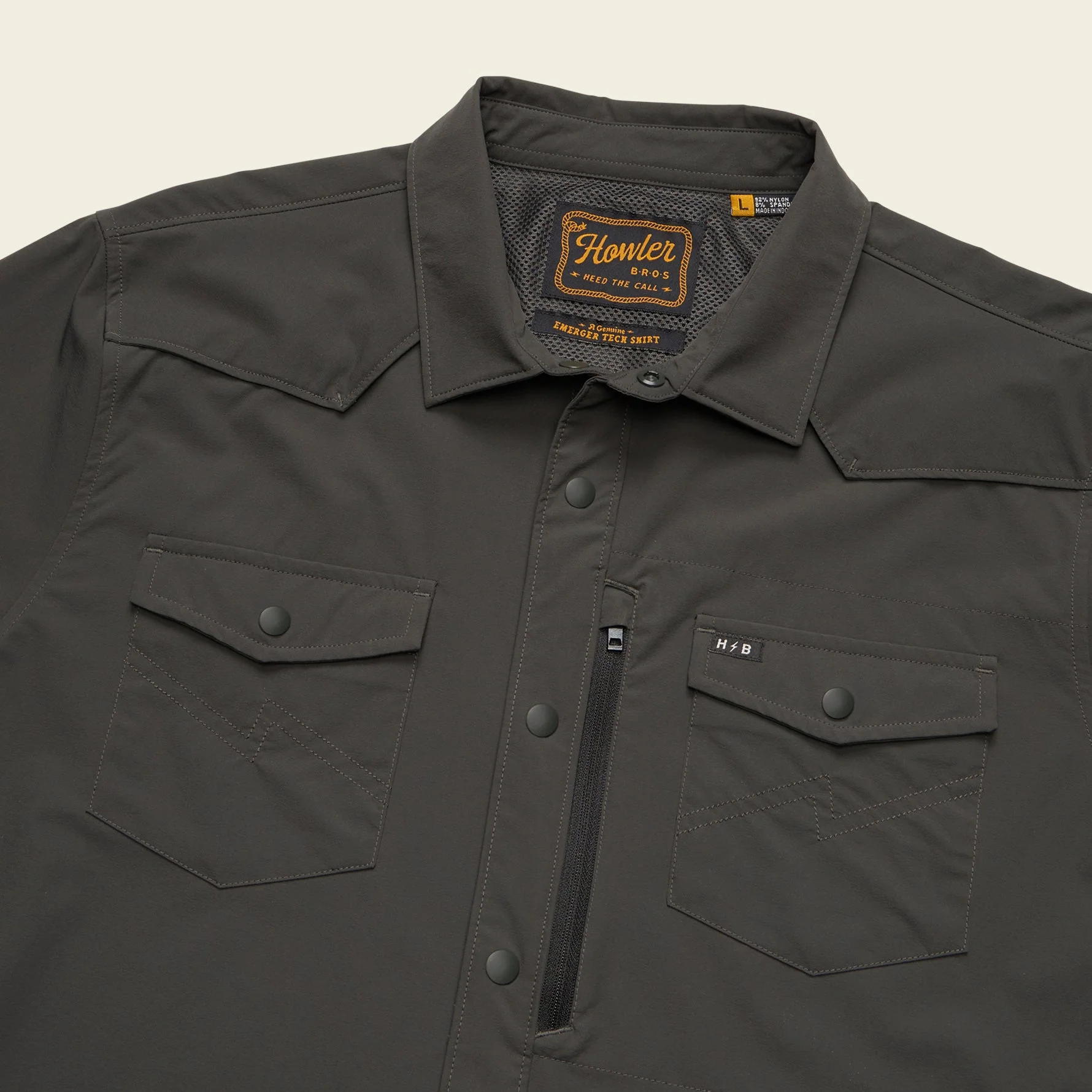 Emerger Tech Longsleeve - Antique Black - Image 3