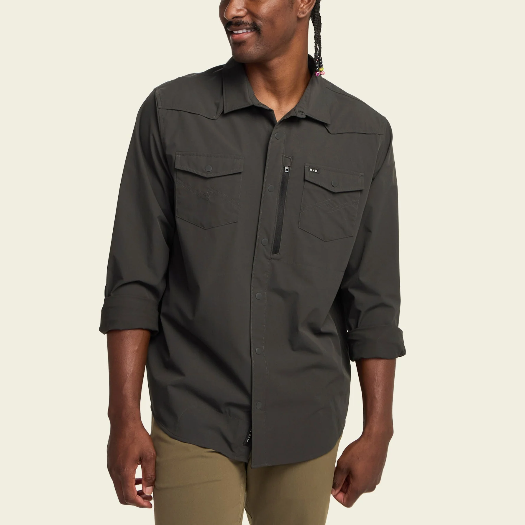 Emerger Tech Longsleeve - Antique Black - Image 4