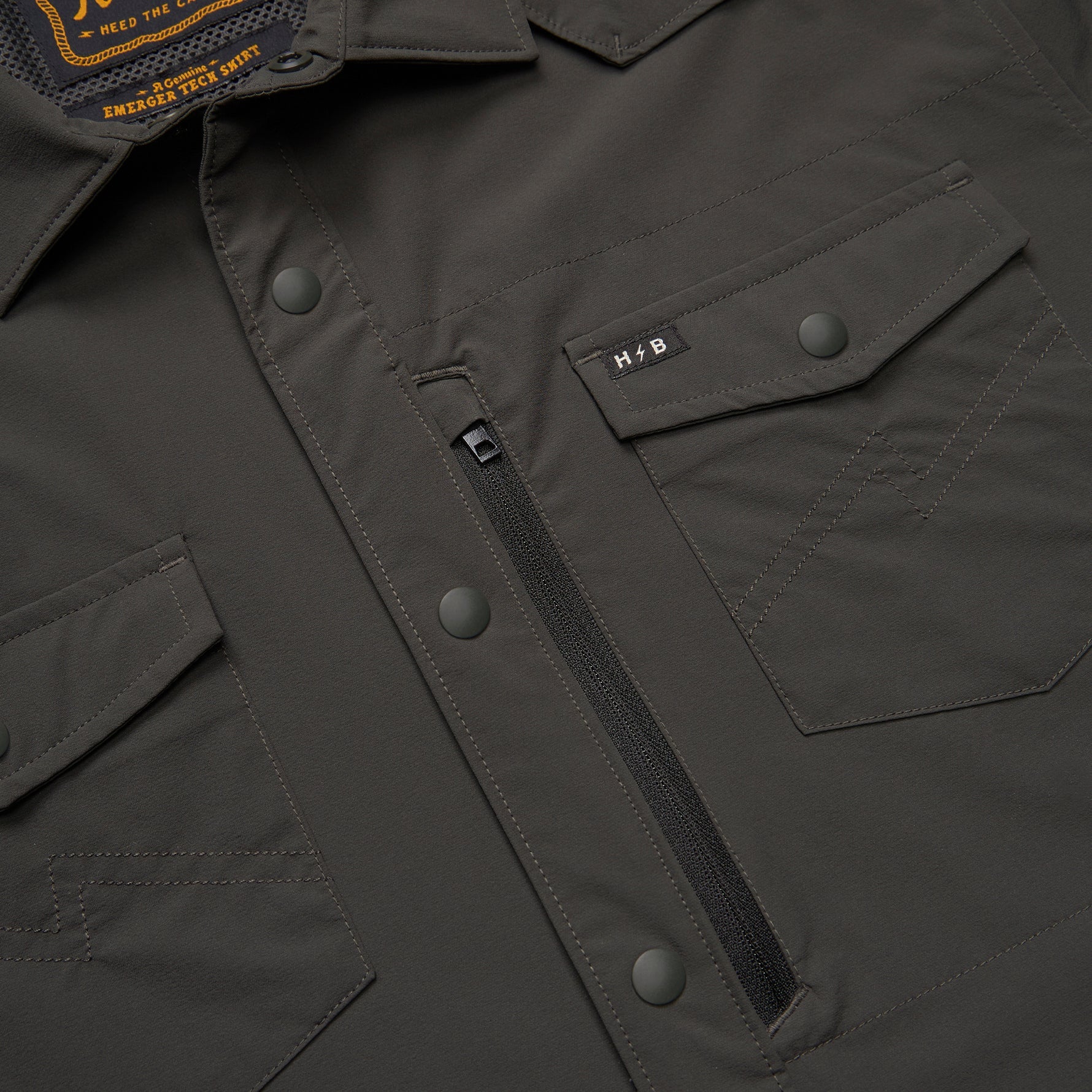 Emerger Tech Longsleeve - Antique Black - Image 6
