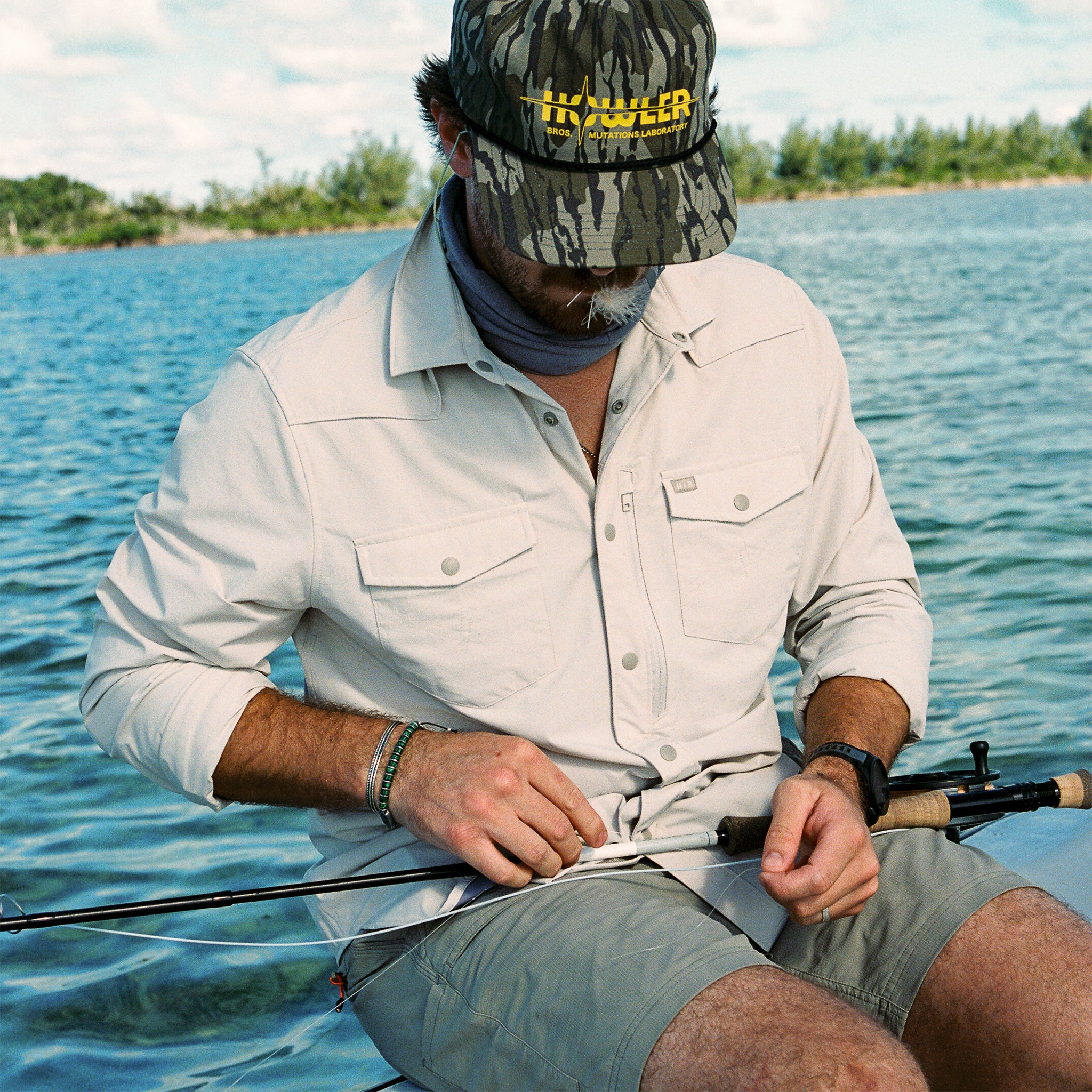 Emerger Tech Longsleeve - Chalk - Image 2