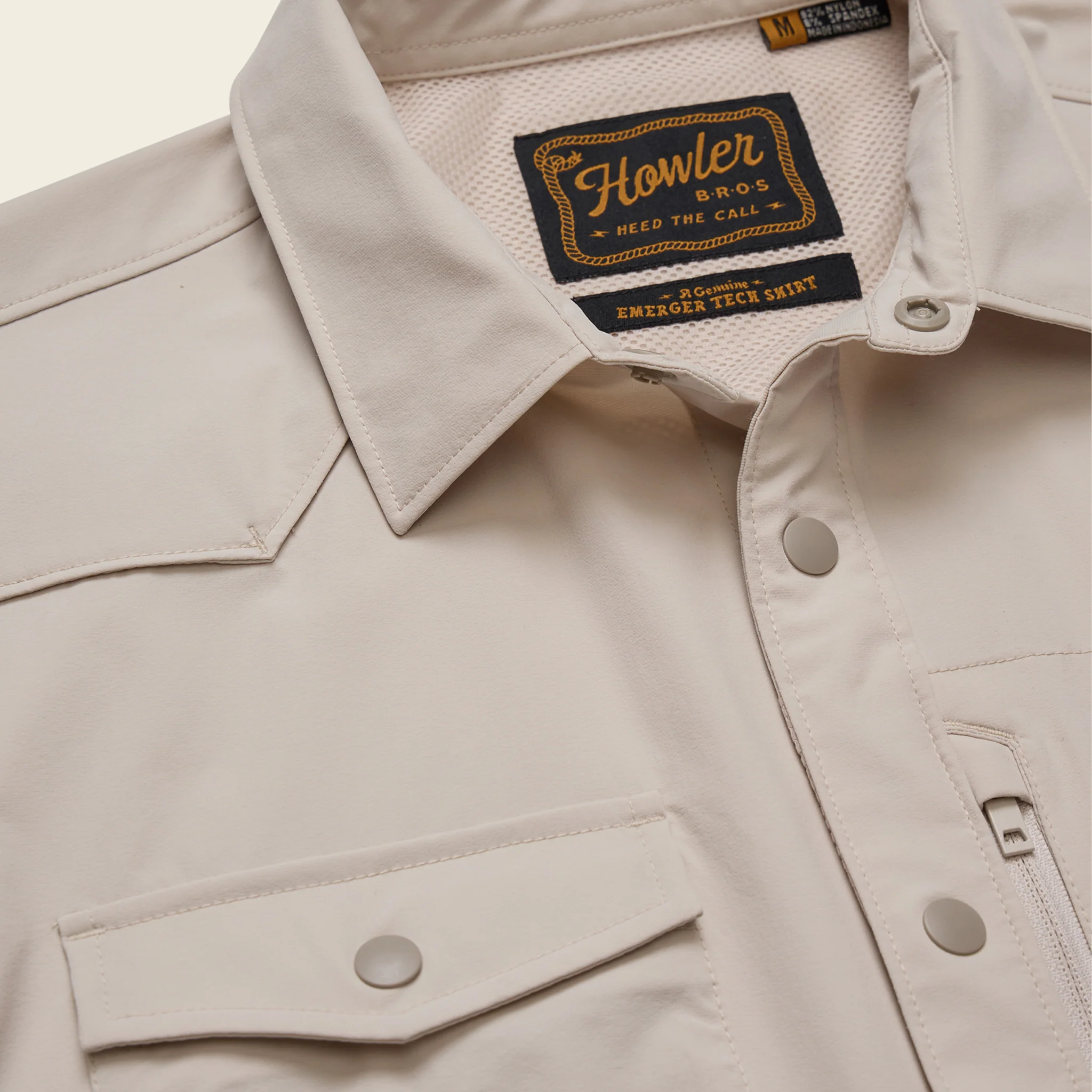 Emerger Tech Longsleeve - Chalk - Image 5