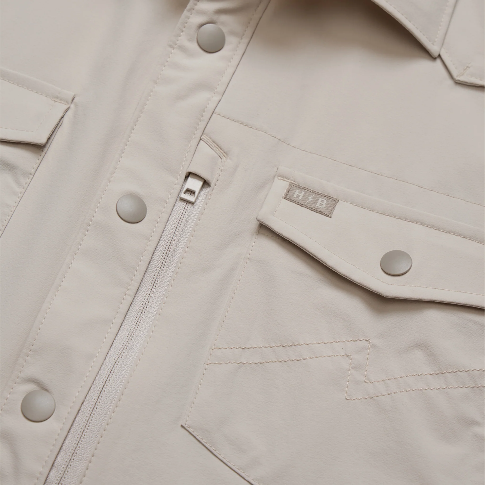 Emerger Tech Longsleeve - Chalk - Image 7