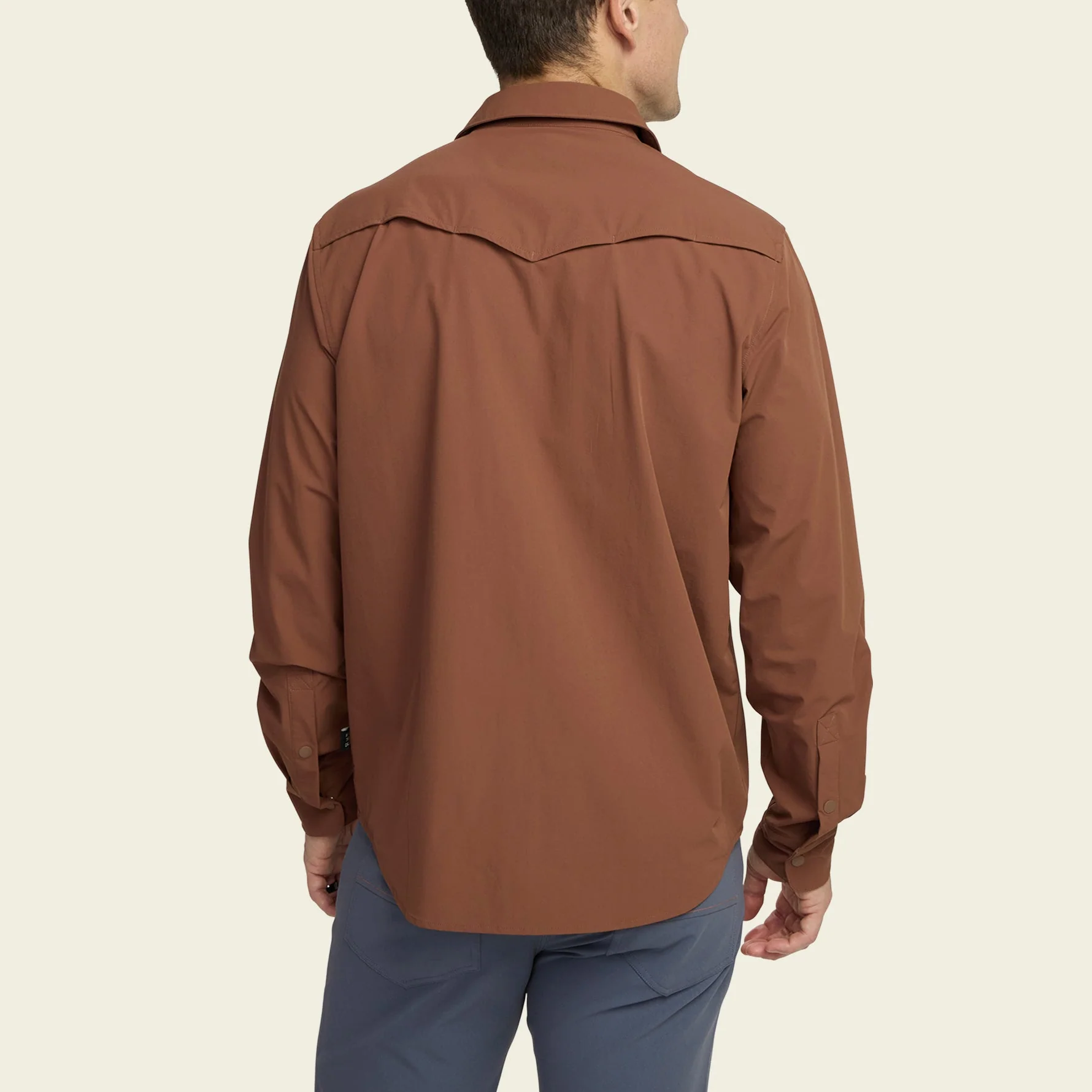 Emerger Tech Longsleeve - Mink Brown - Image 5