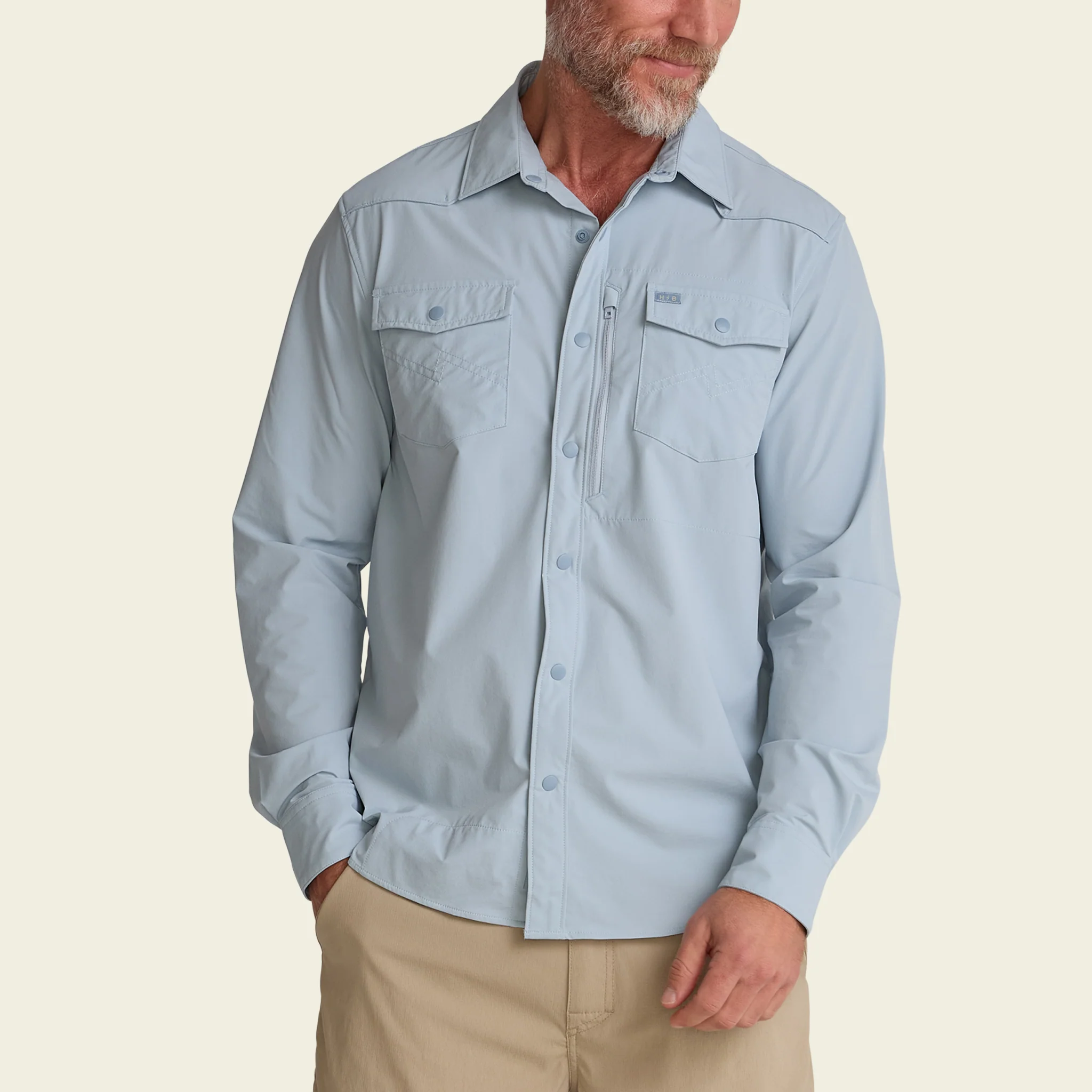 Emerger Tech Longsleeve - Sky - Image 4