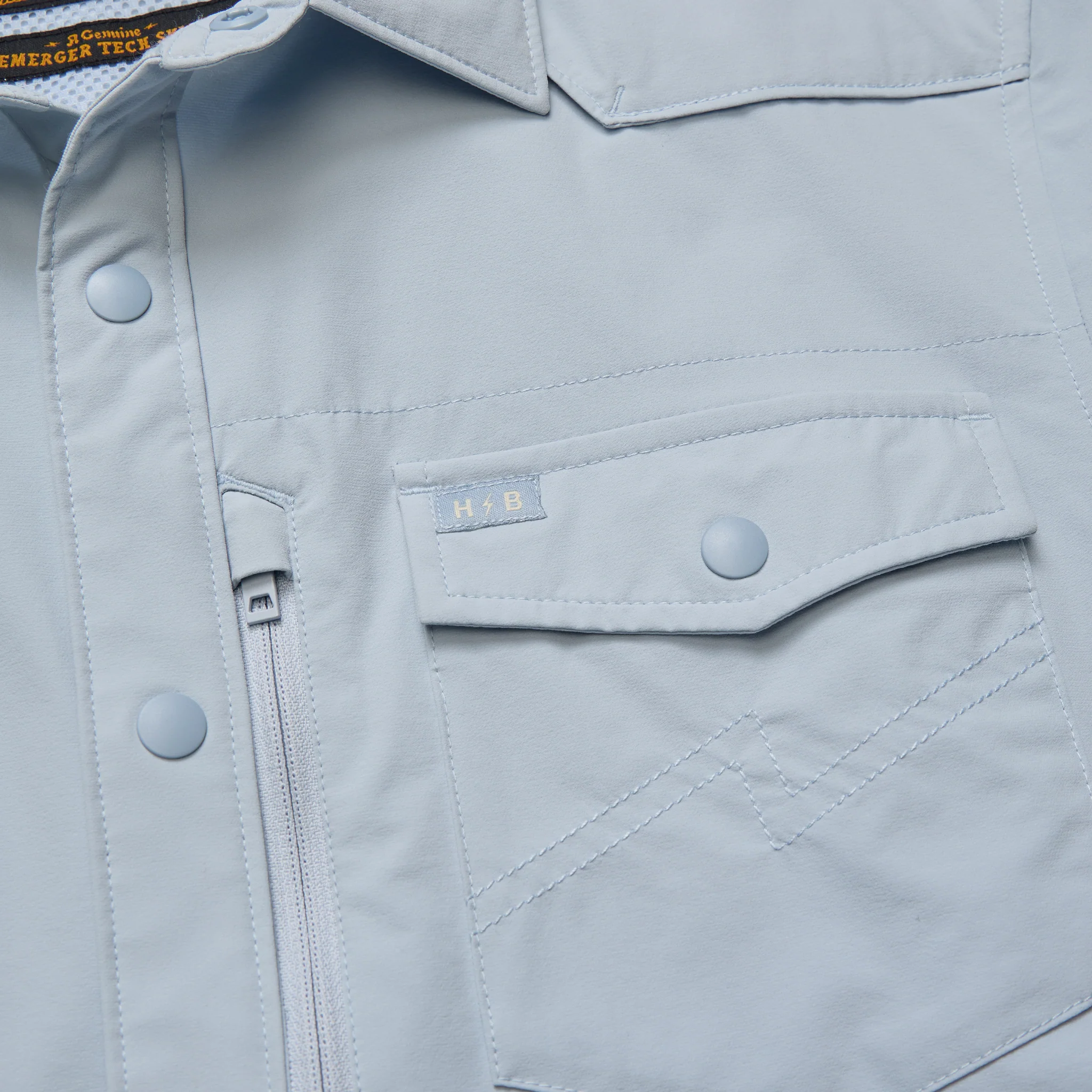 Emerger Tech Longsleeve - Sky - Image 5