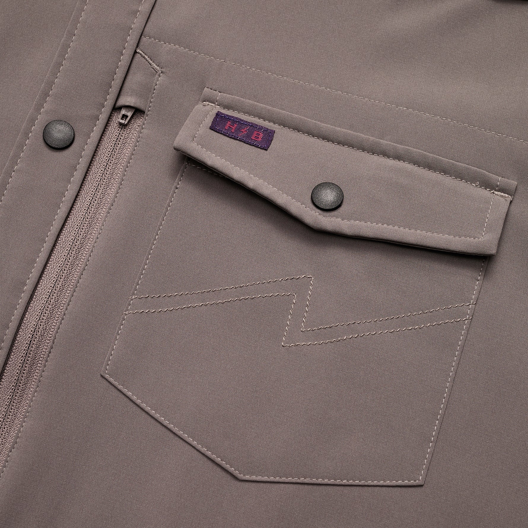 Emerger Tech Shirt - Ash - Image 5