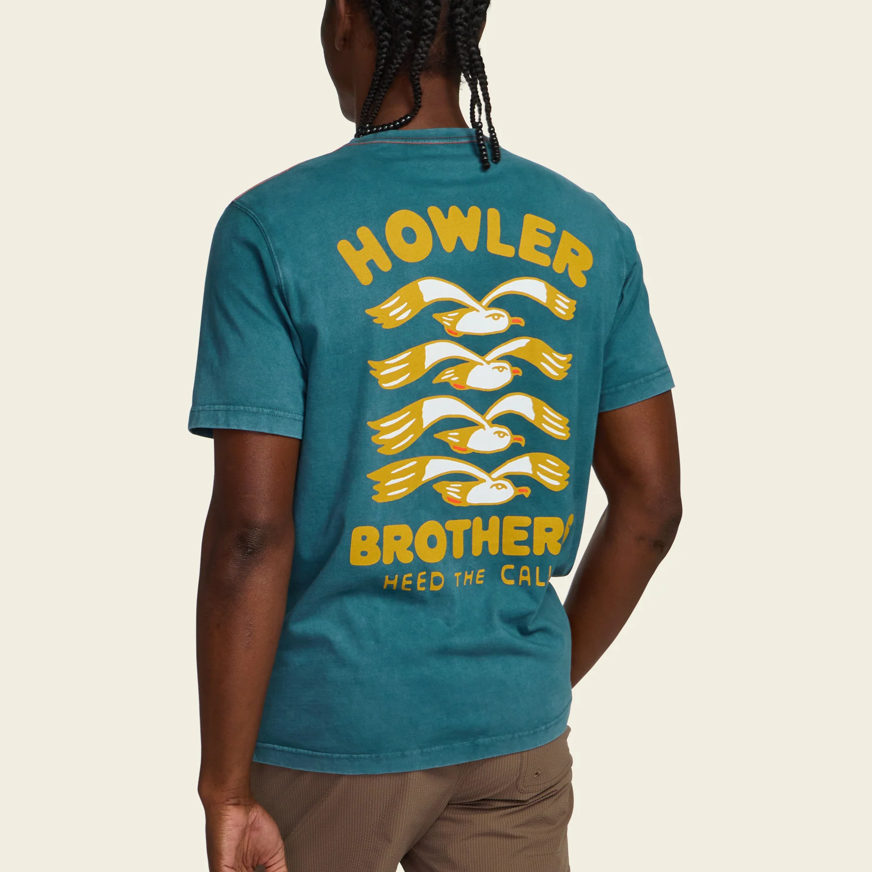 Flocka Seagulls Cotton T-Shirt - Storm - Image 5