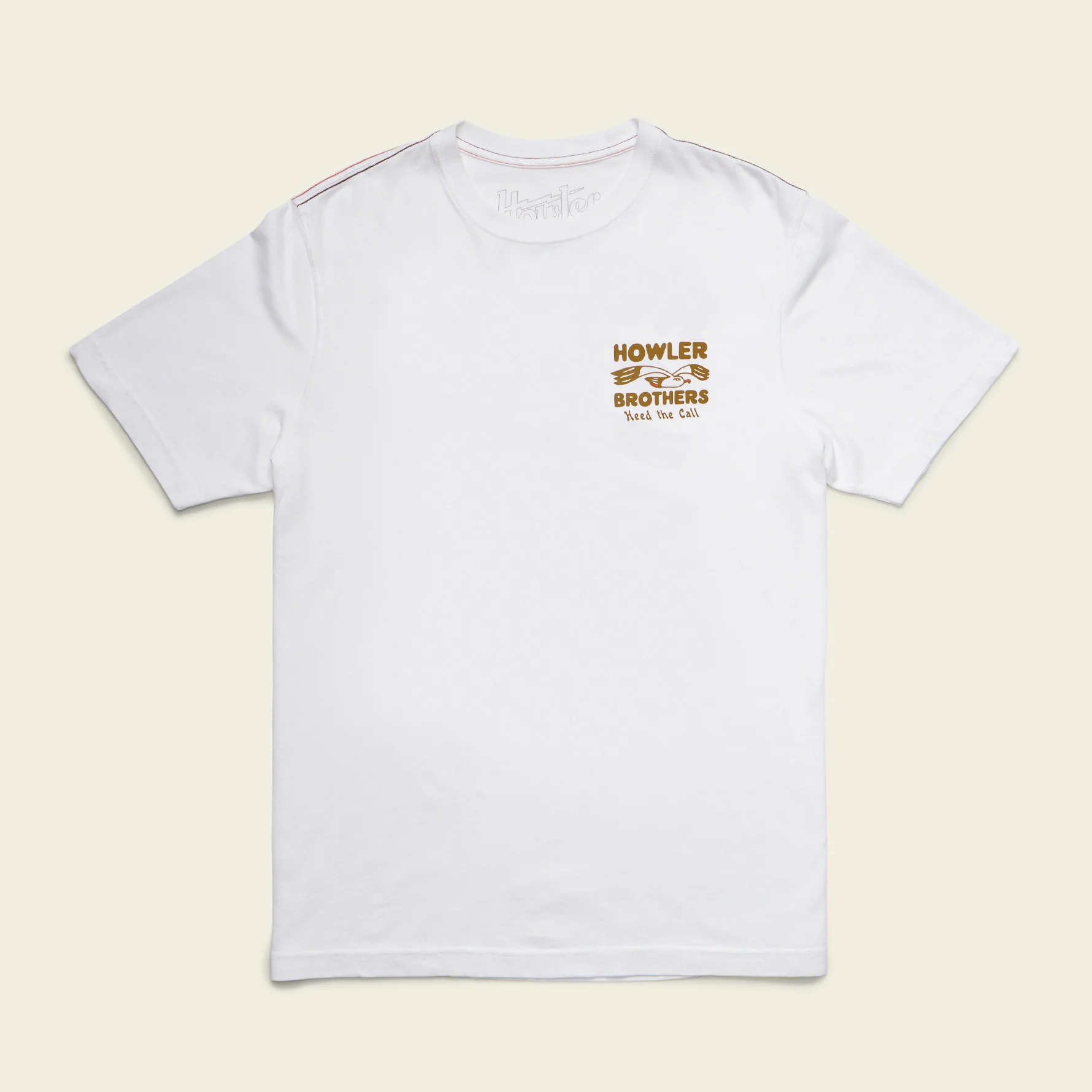 Flocka Seagulls Cotton T-Shirt - Vintage White - Image 3