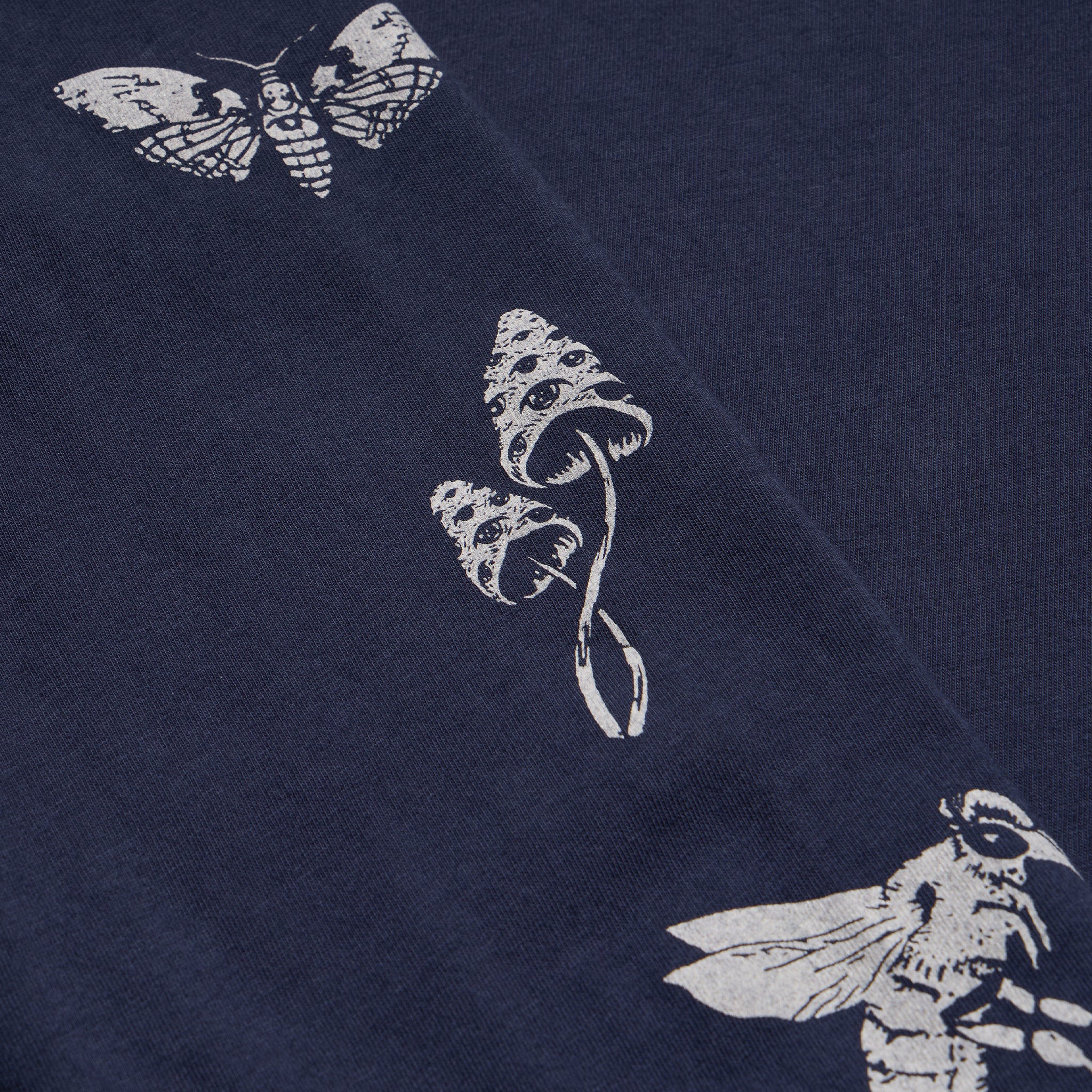 Ft. Lonesome Mutation Longsleeve Cotton T-Shirt - Midnight - Image 4