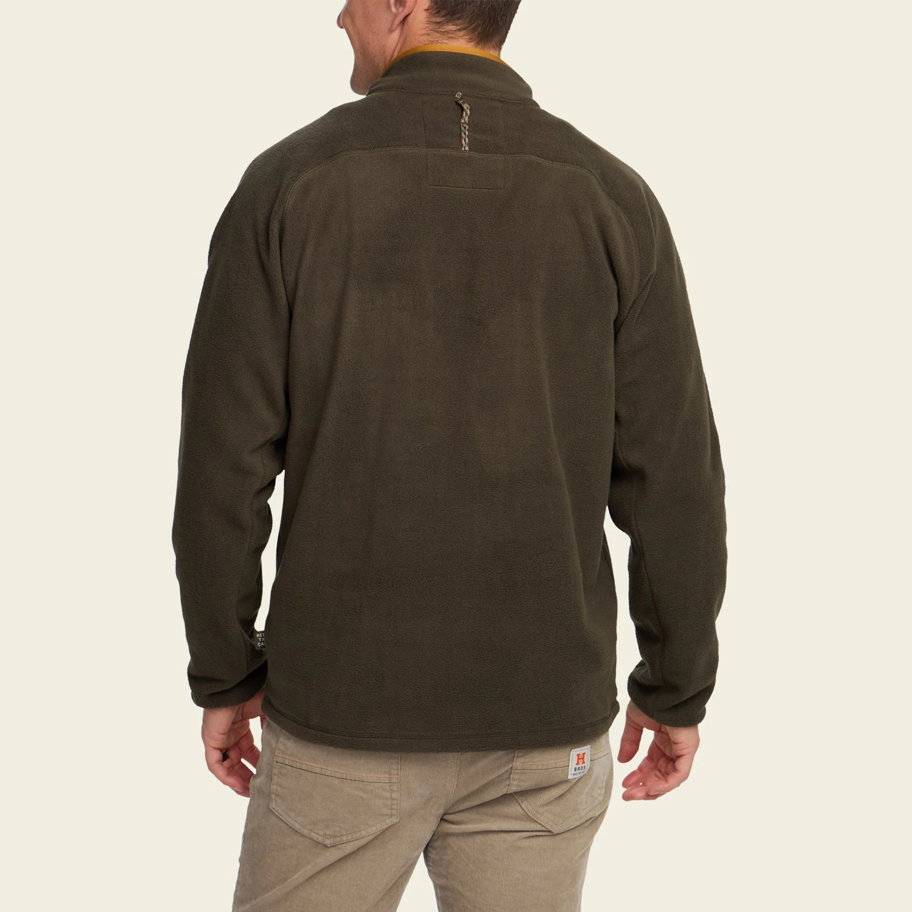 Free Range Fleece Pullover - Army - Image 5