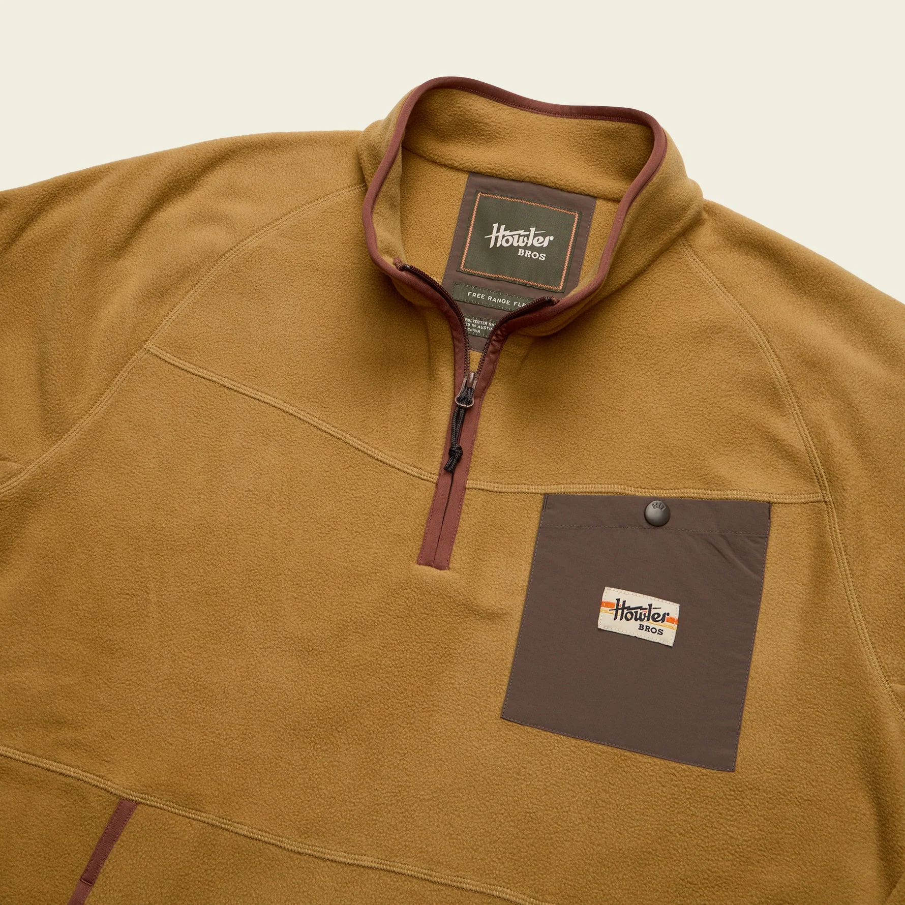 Free Range Fleece Pullover - Dijon - Image 3