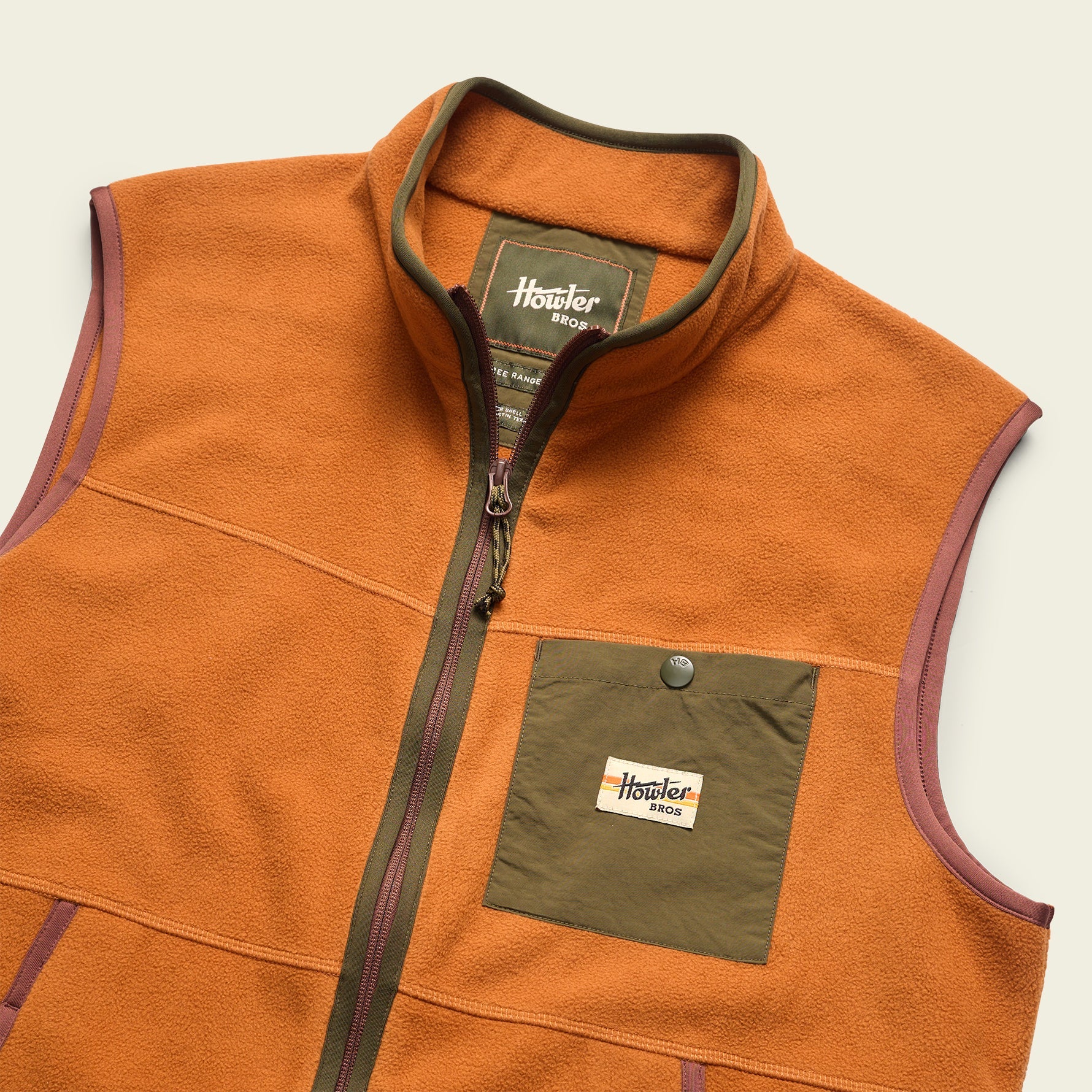 Free Range Fleece Vest - Adobe - Image 8