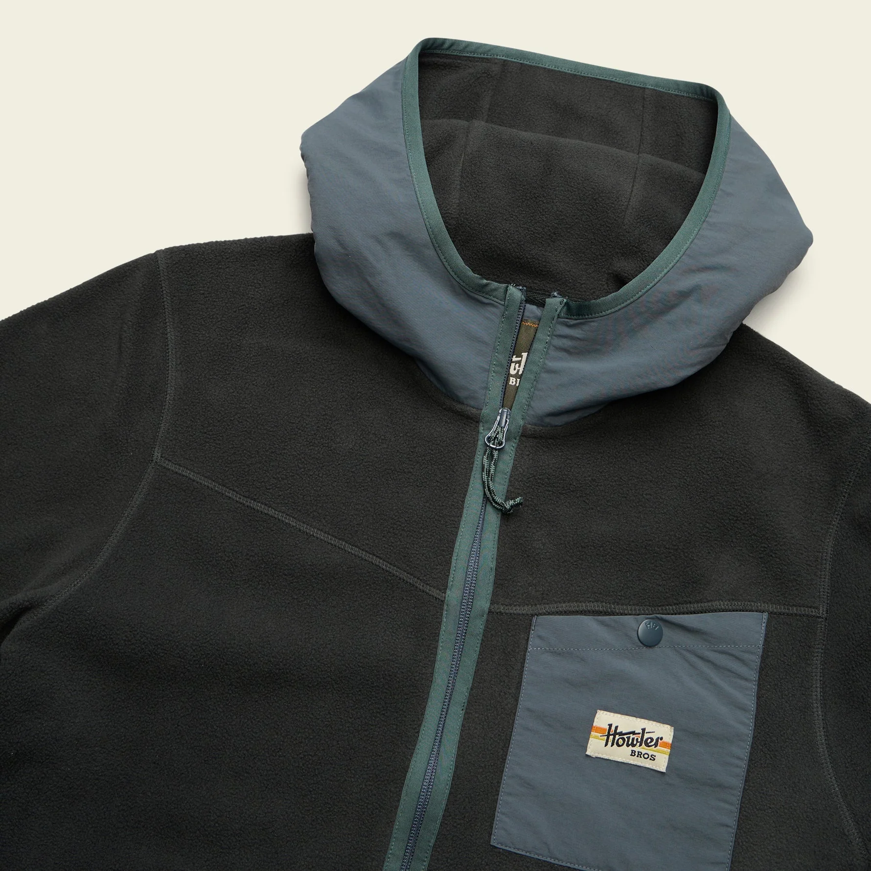 Free Range Hooded Jacket - Antique Black - Image 3