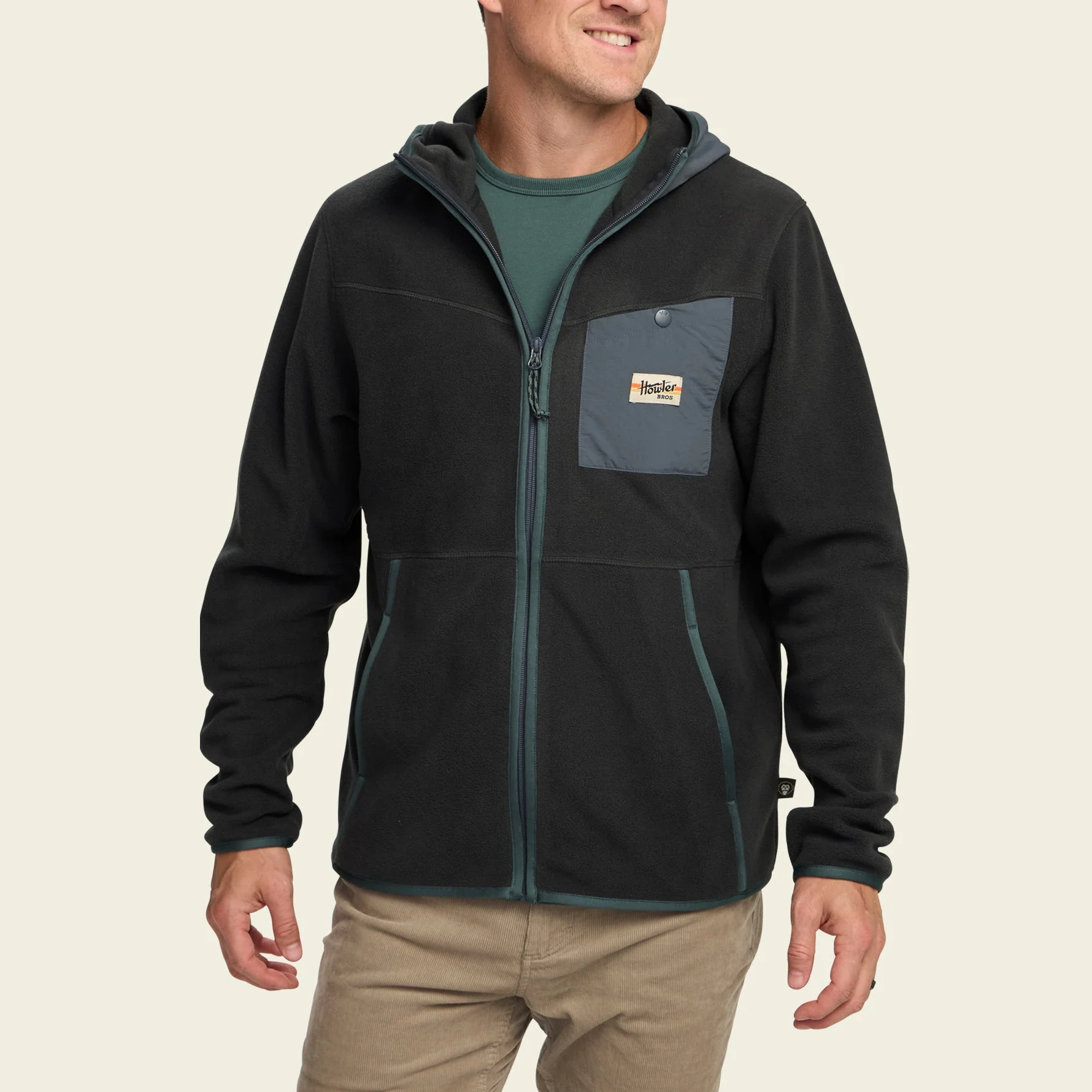 Free Range Hooded Jacket - Antique Black - Image 4
