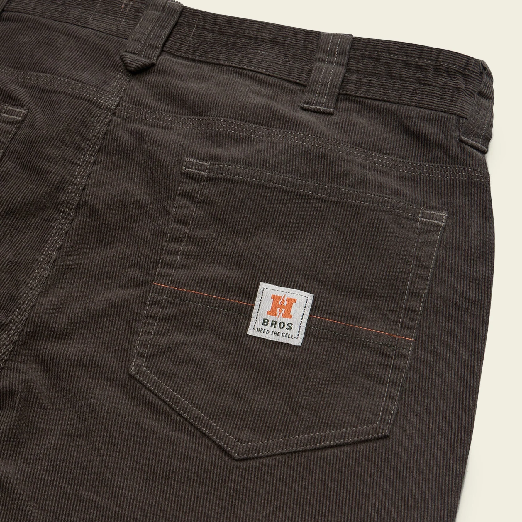 Frontside 5-Pocket Corduroy Pants - Charcoal - Image 3