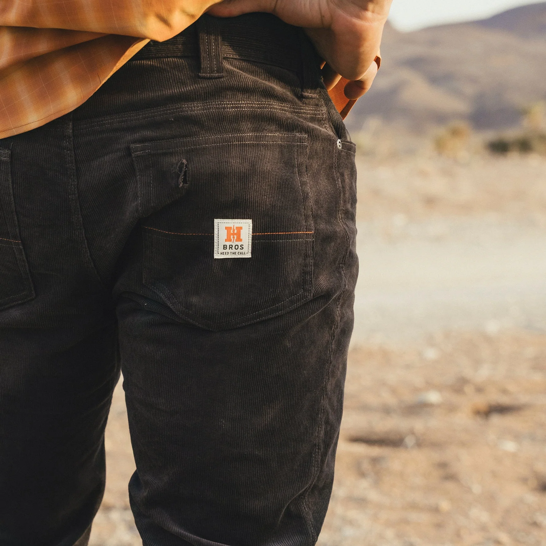 Frontside 5-Pocket Corduroy Pants - Charcoal - Image 7