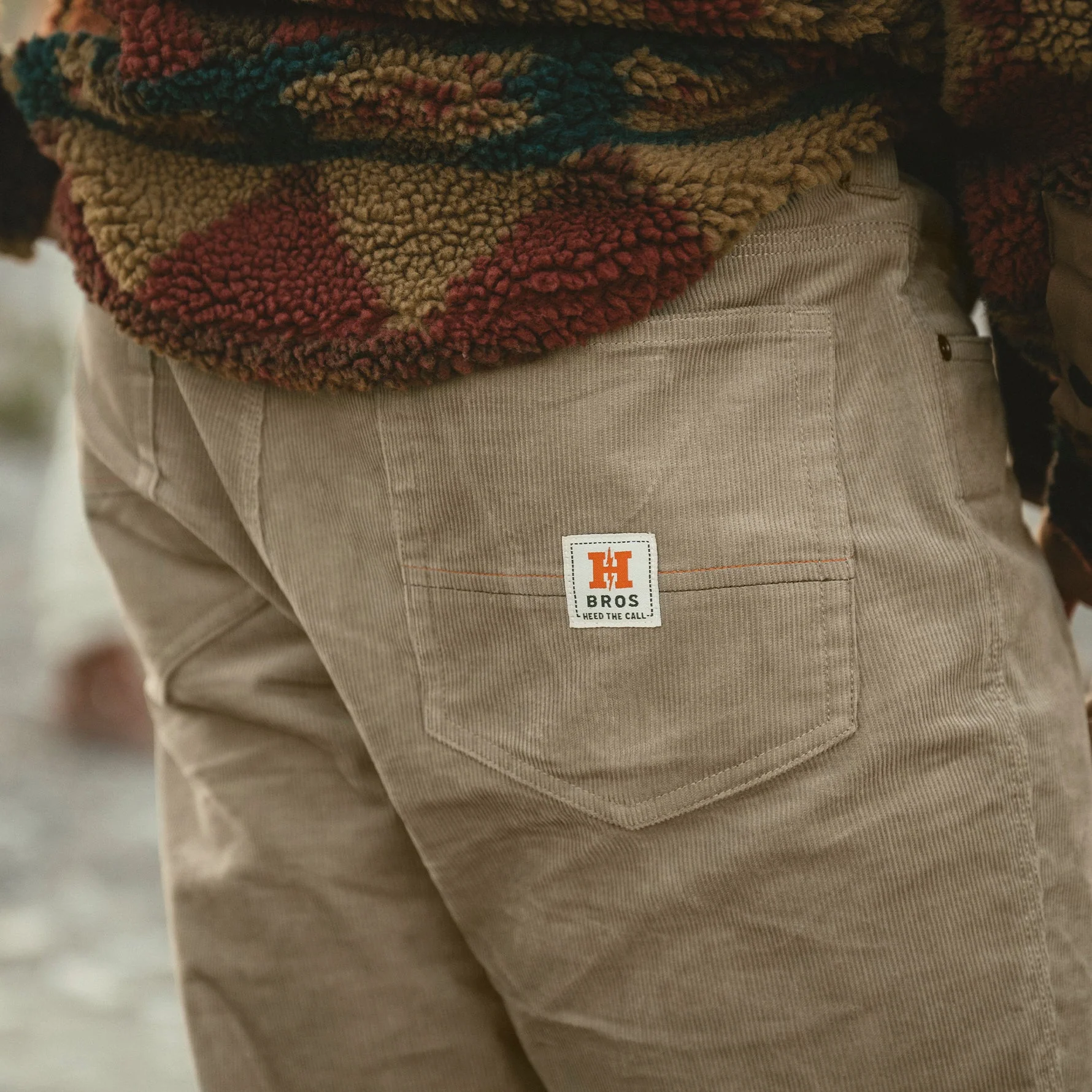 Frontside 5-Pocket Corduroy Pants - Putty - Image 5