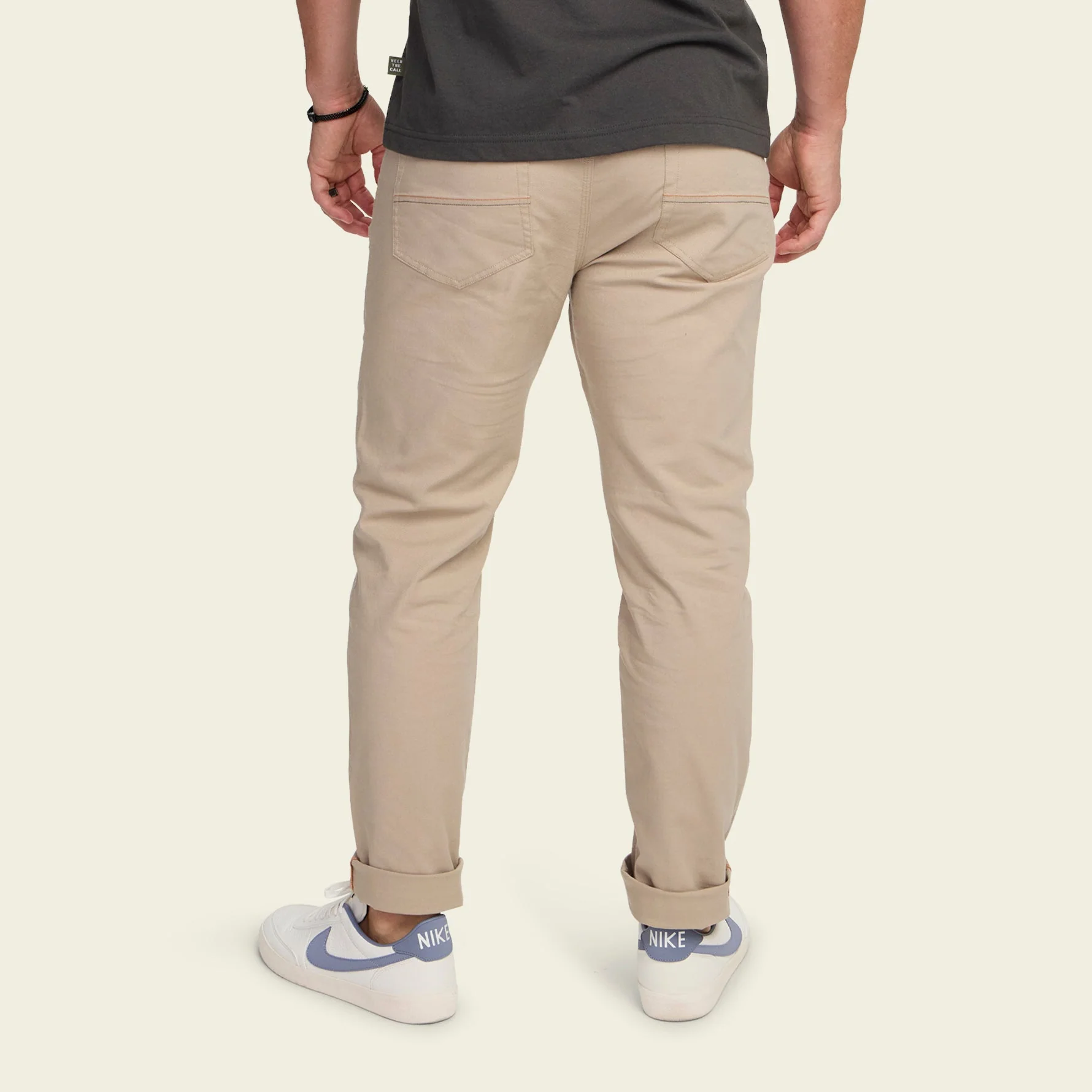 Frontside 5-Pocket Pants - Faded Khaki - Image 4