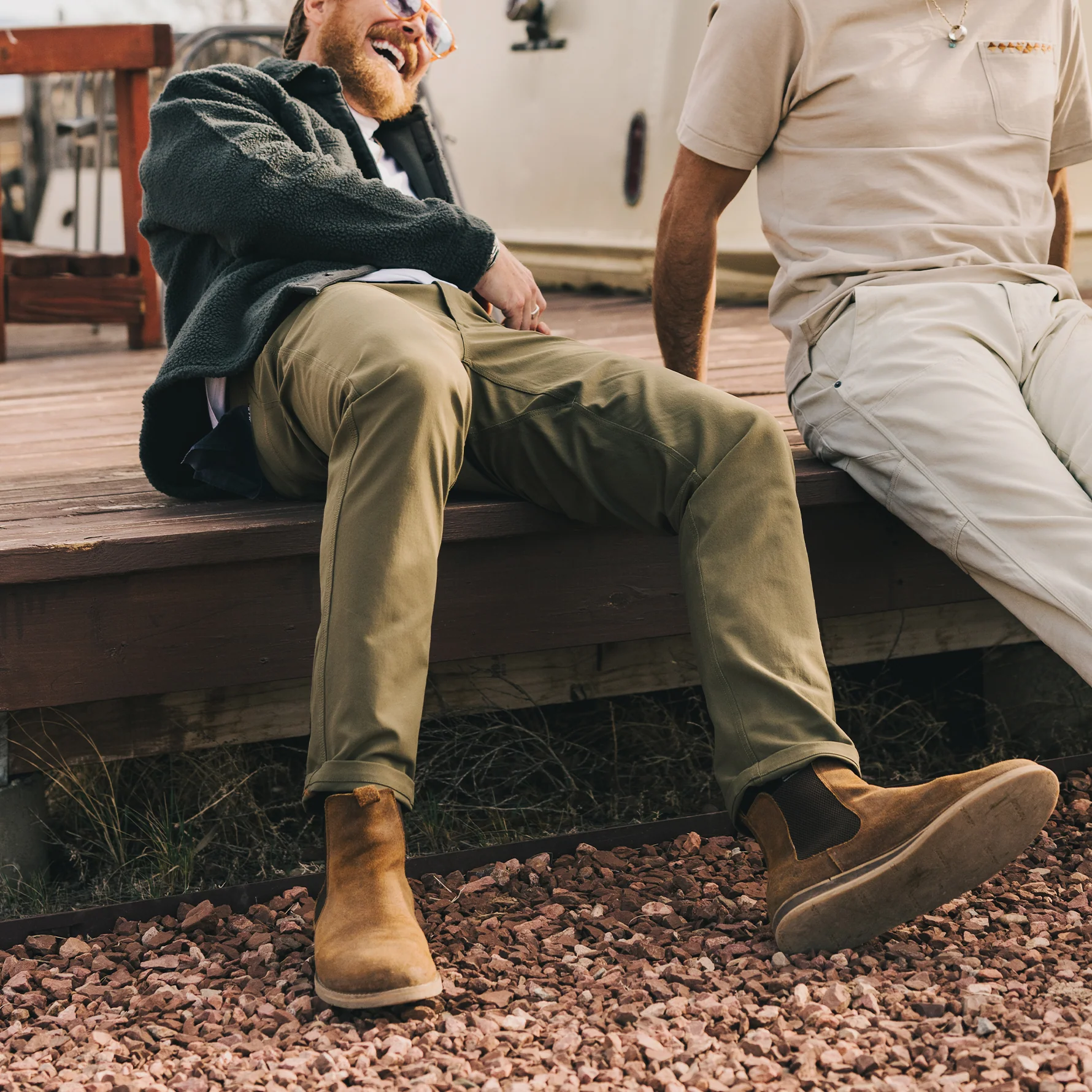Frontside Tech Pants - Olive - Image 2