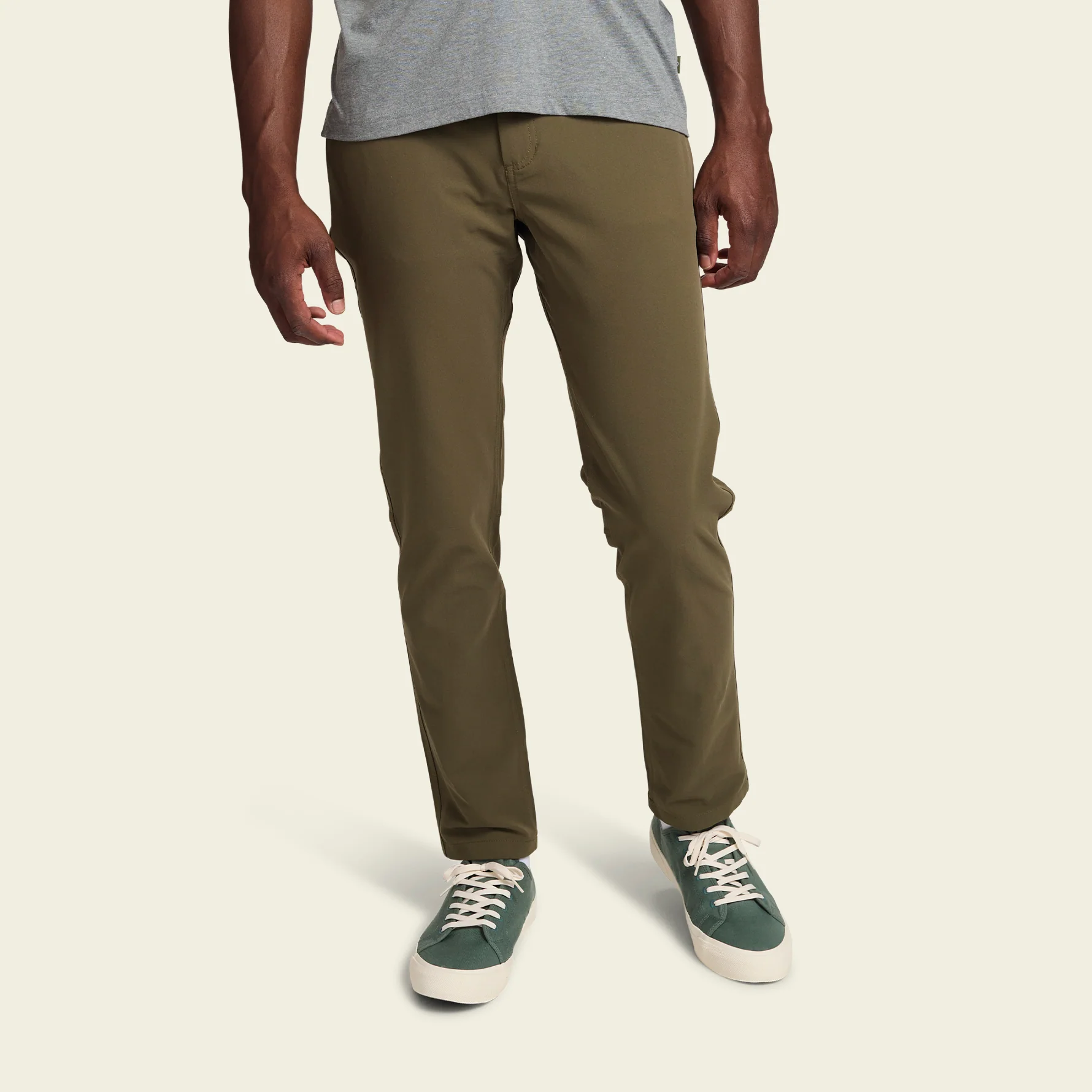 Frontside Tech Pants - Olive - Image 4