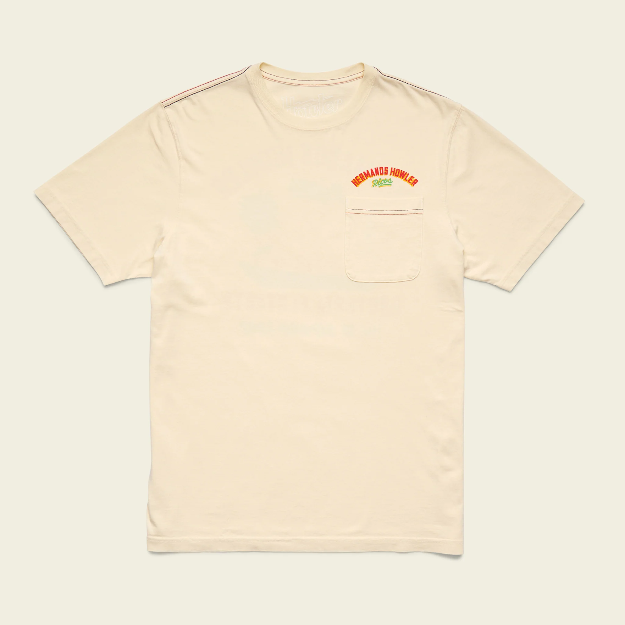 Frutería Flotante Cotton Pocket T-Shirt - Natural - Image 3