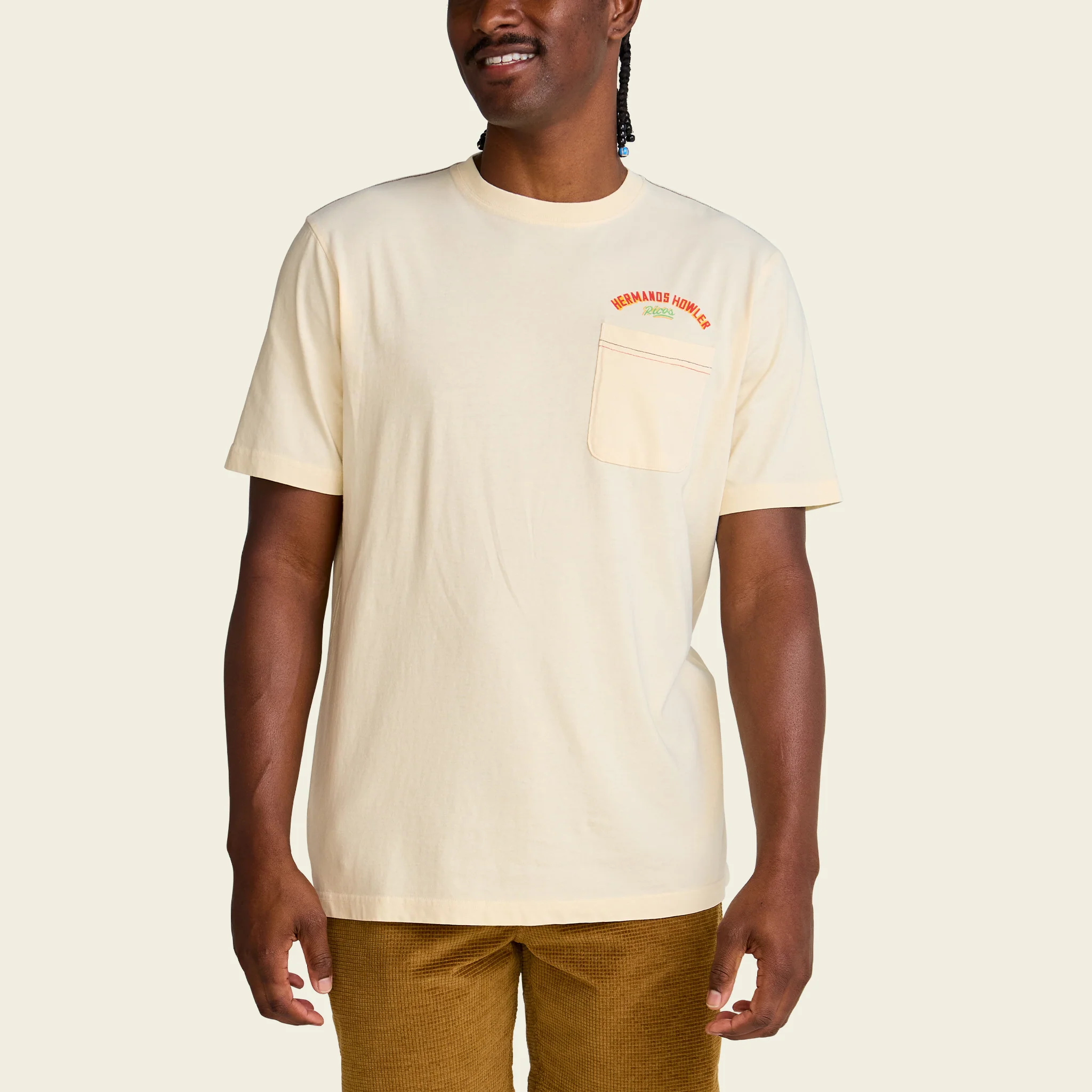 Frutería Flotante Cotton Pocket T-Shirt - Natural - Image 5