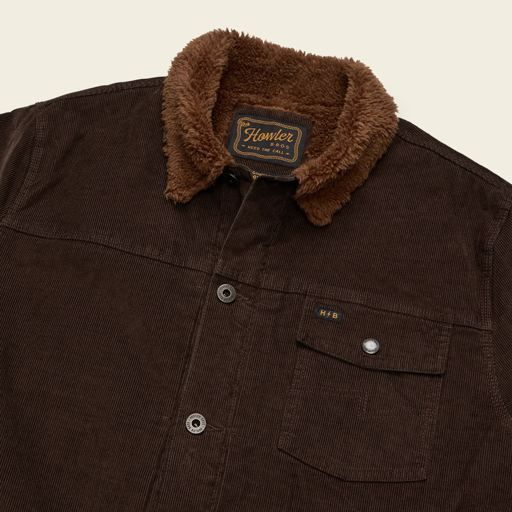 Fuzzy Depot Jacket - Bark - Image 3