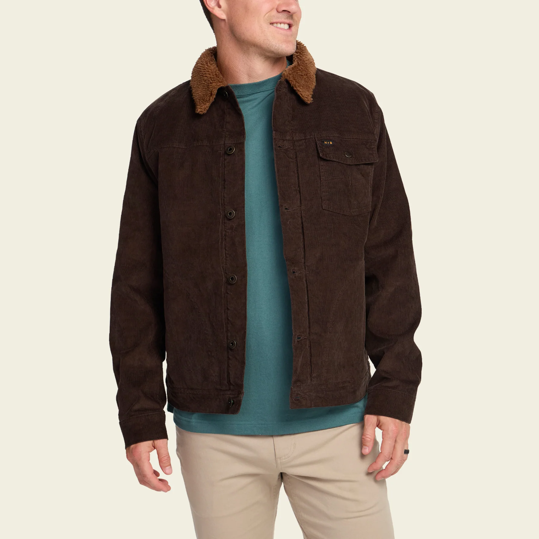 Fuzzy Depot Jacket - Bark - Image 4