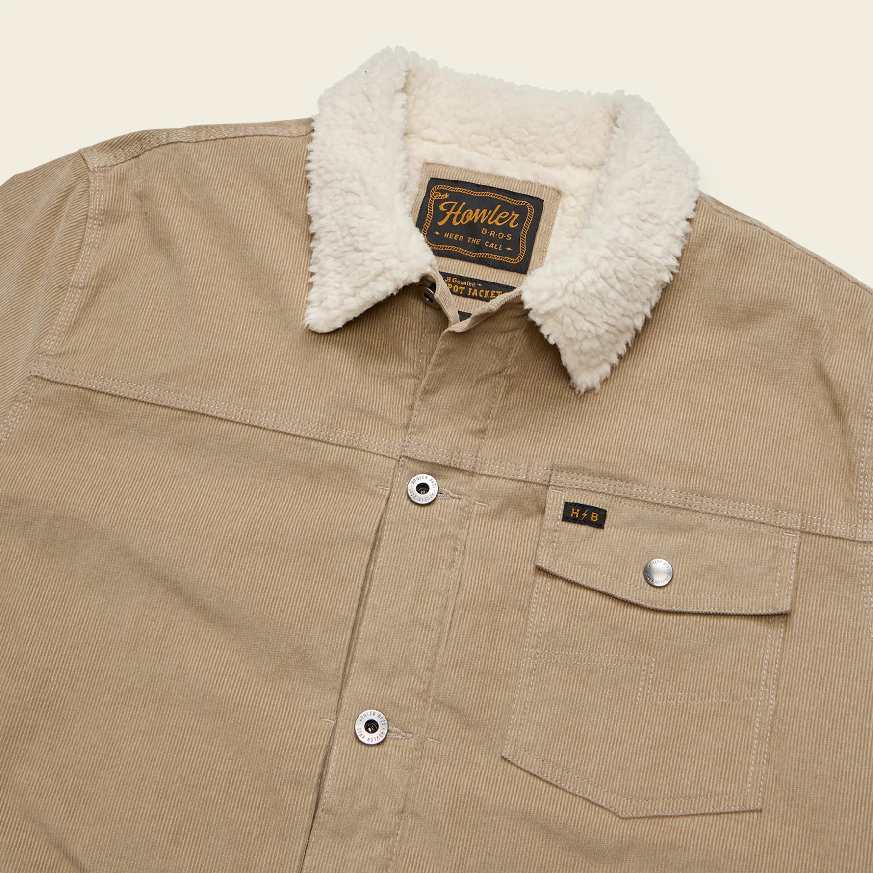 Fuzzy Depot Jacket - Putty - Image 3