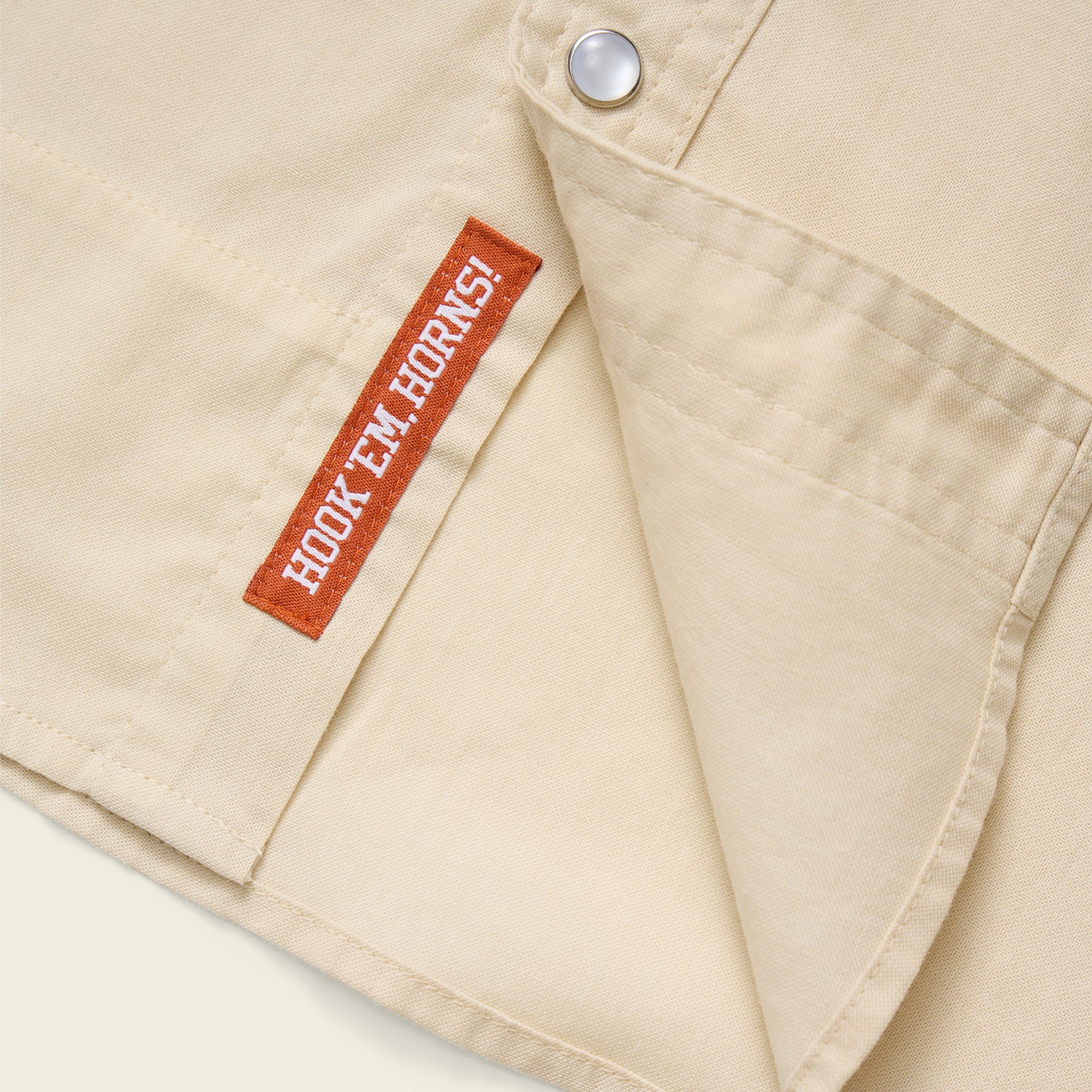 Texas Longhorns Gaucho Snapshirt - Longhorn Country : Tejas Tan - Image 5