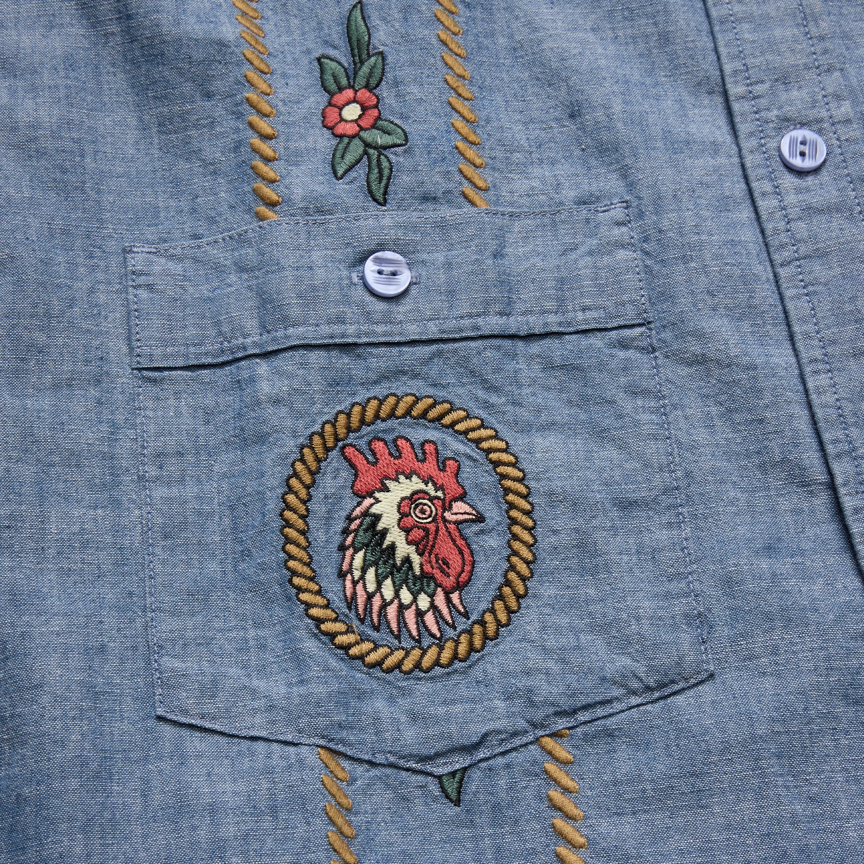 HFTTMM  Guayabera Shirt - Sea Mist - Image 4