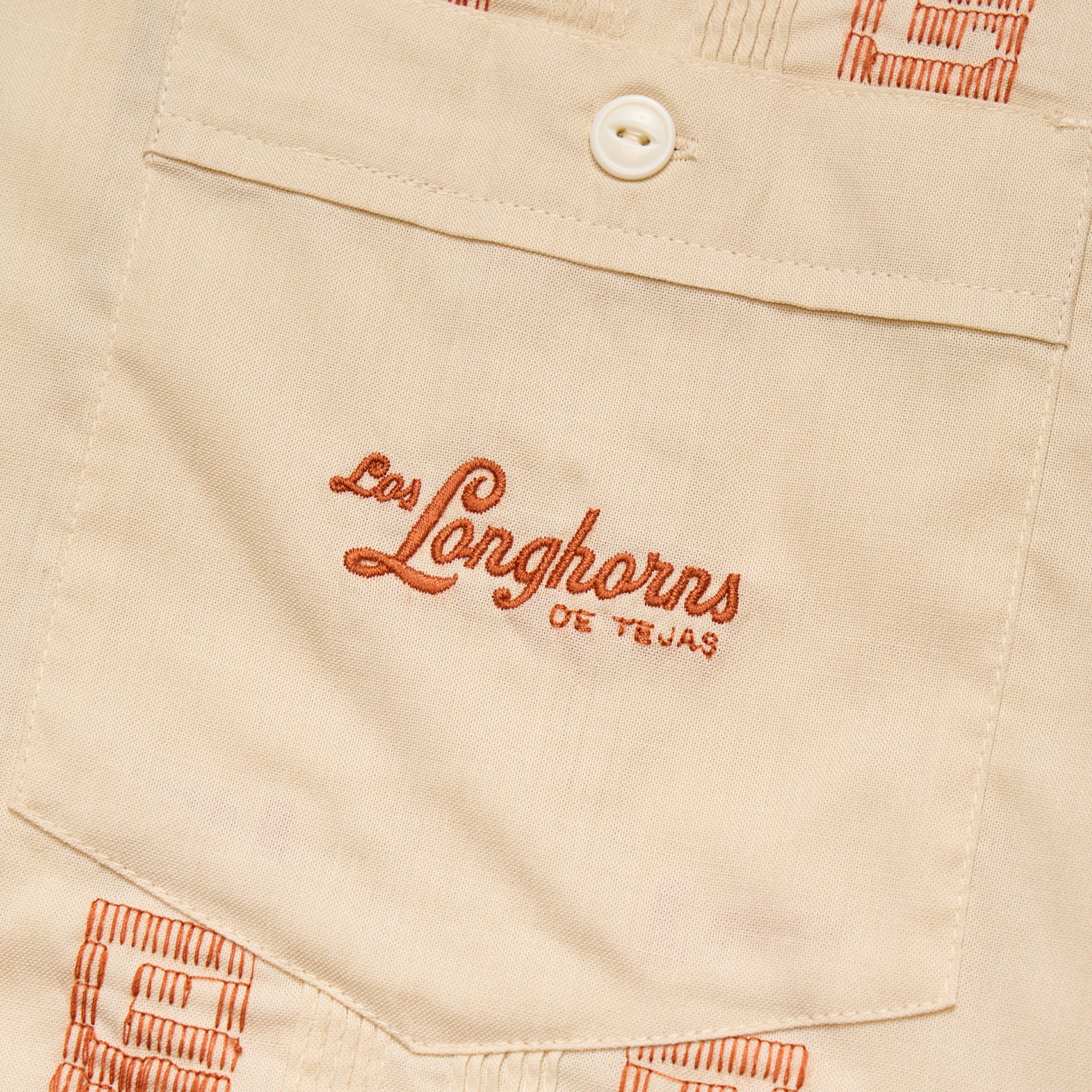 Texas Longhorns Guayabera Shirt - Tejas Tan - Image 4