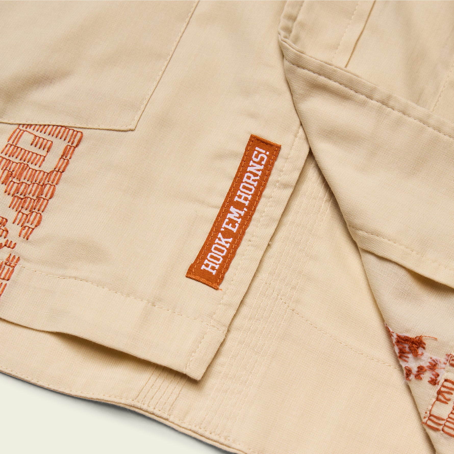 Texas Longhorns Guayabera Shirt - Tejas Tan - Image 5