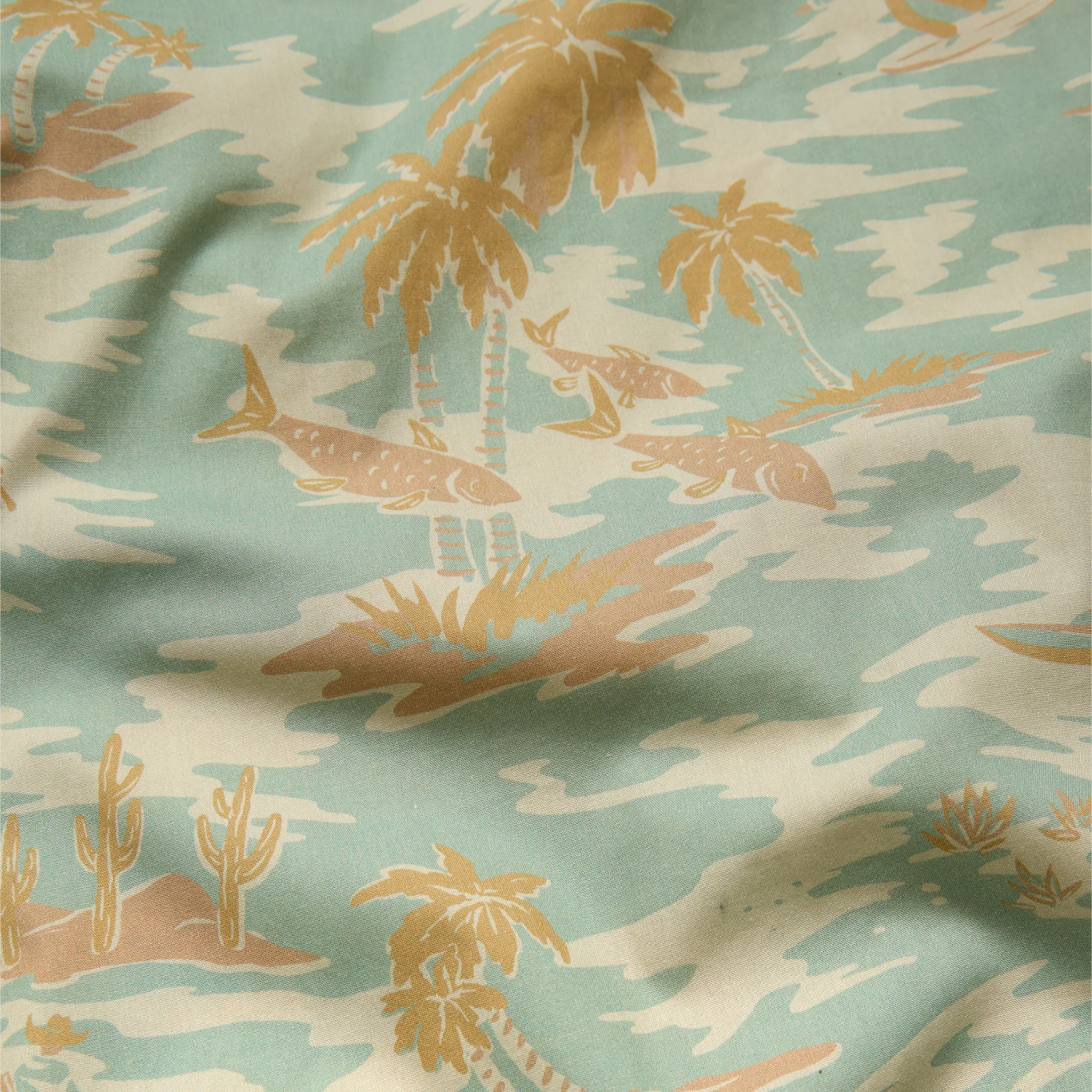 H Bar B Snapshirt - Dreamland : Seafoam - Image 7